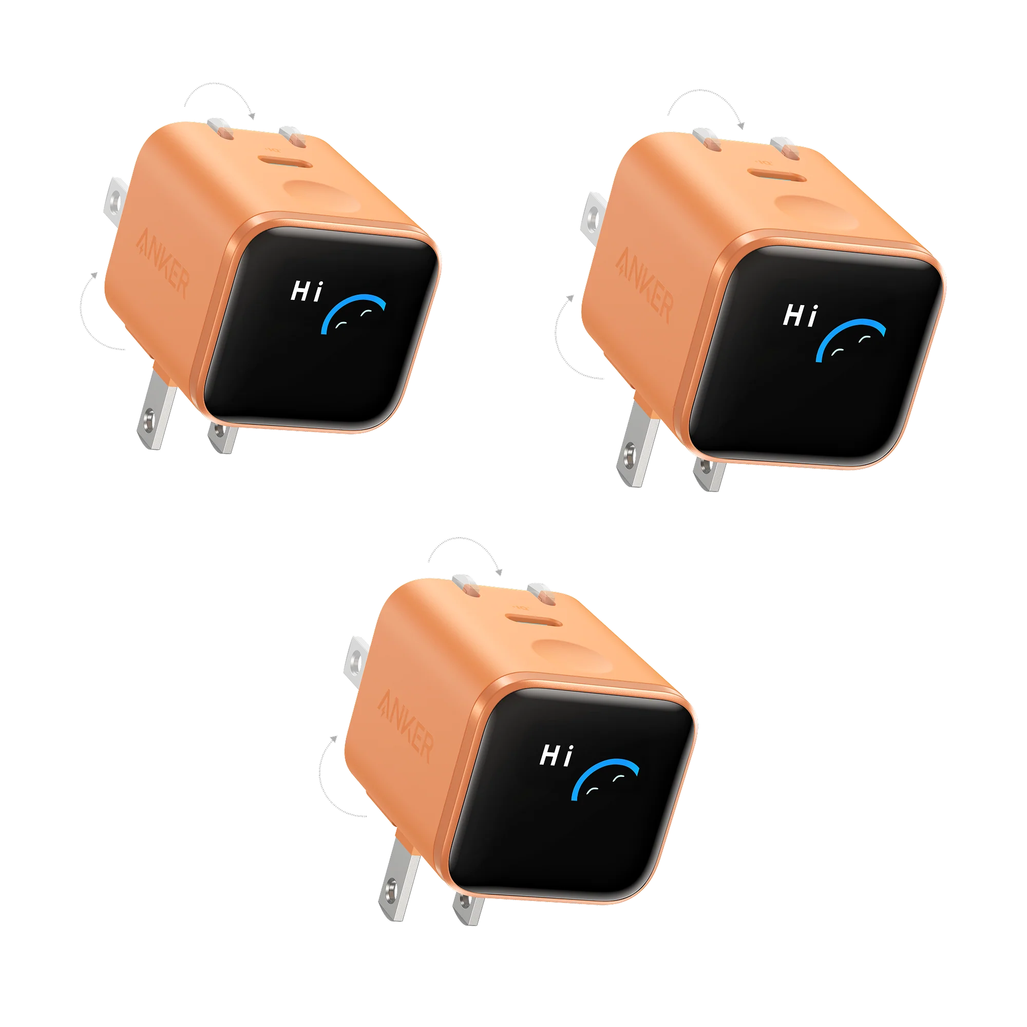 Anker Nano Charger (45W, Smart Display, 180° Foldable, 3-Pack) - Image 19
