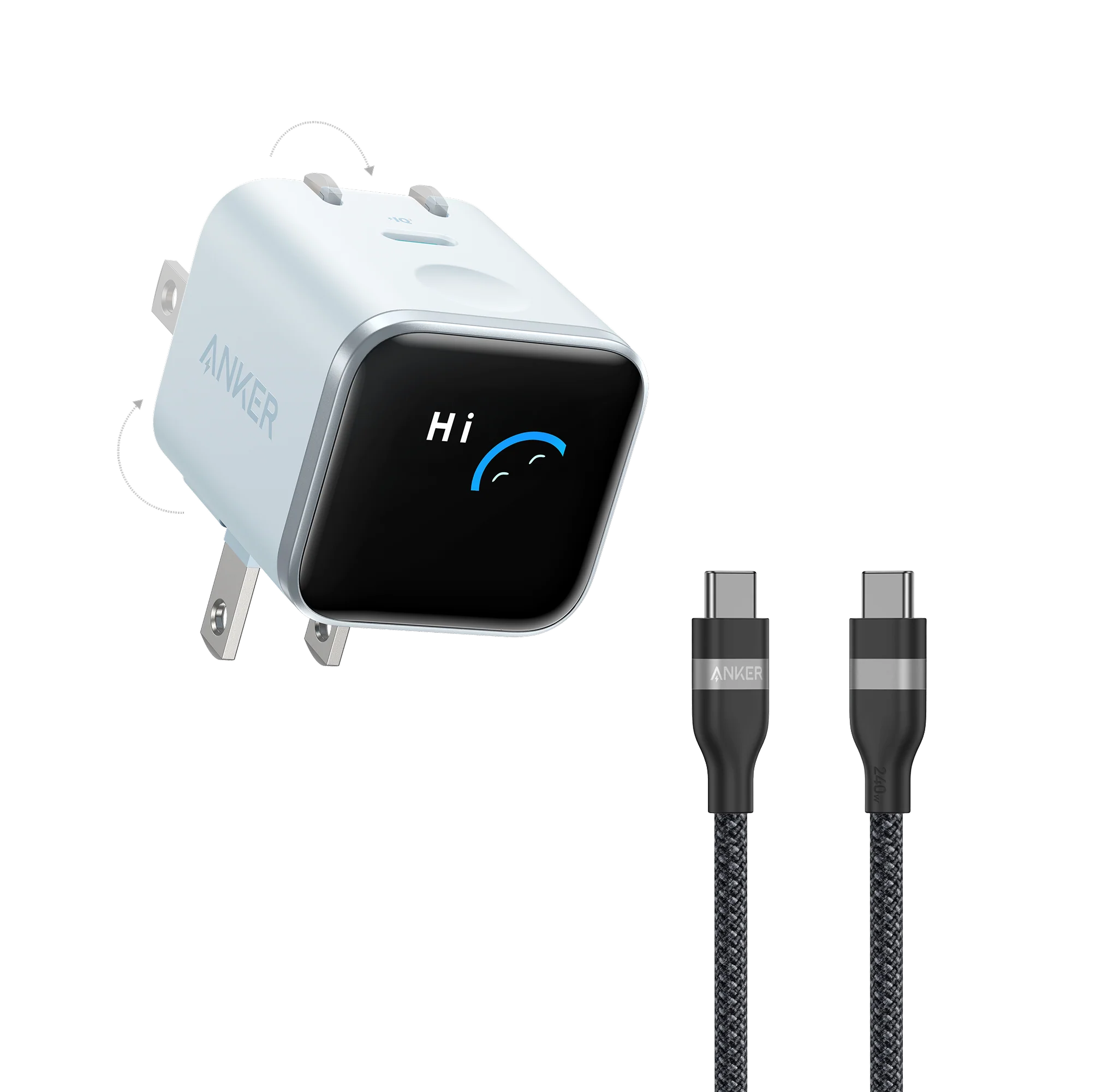 Anker Nano Charger (45W, Smart Display, 180° Foldable) - Image 103