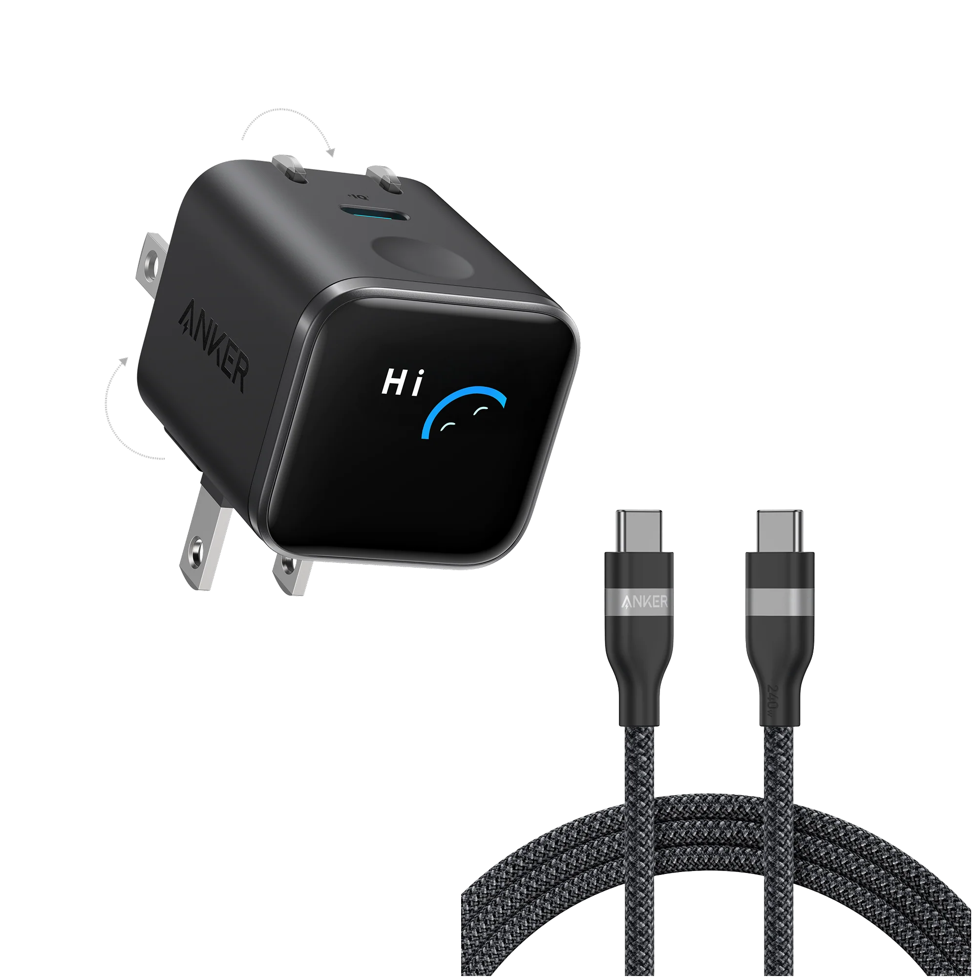 Anker Nano Charger (45W, Smart Display, 180° Foldable) - Image 121