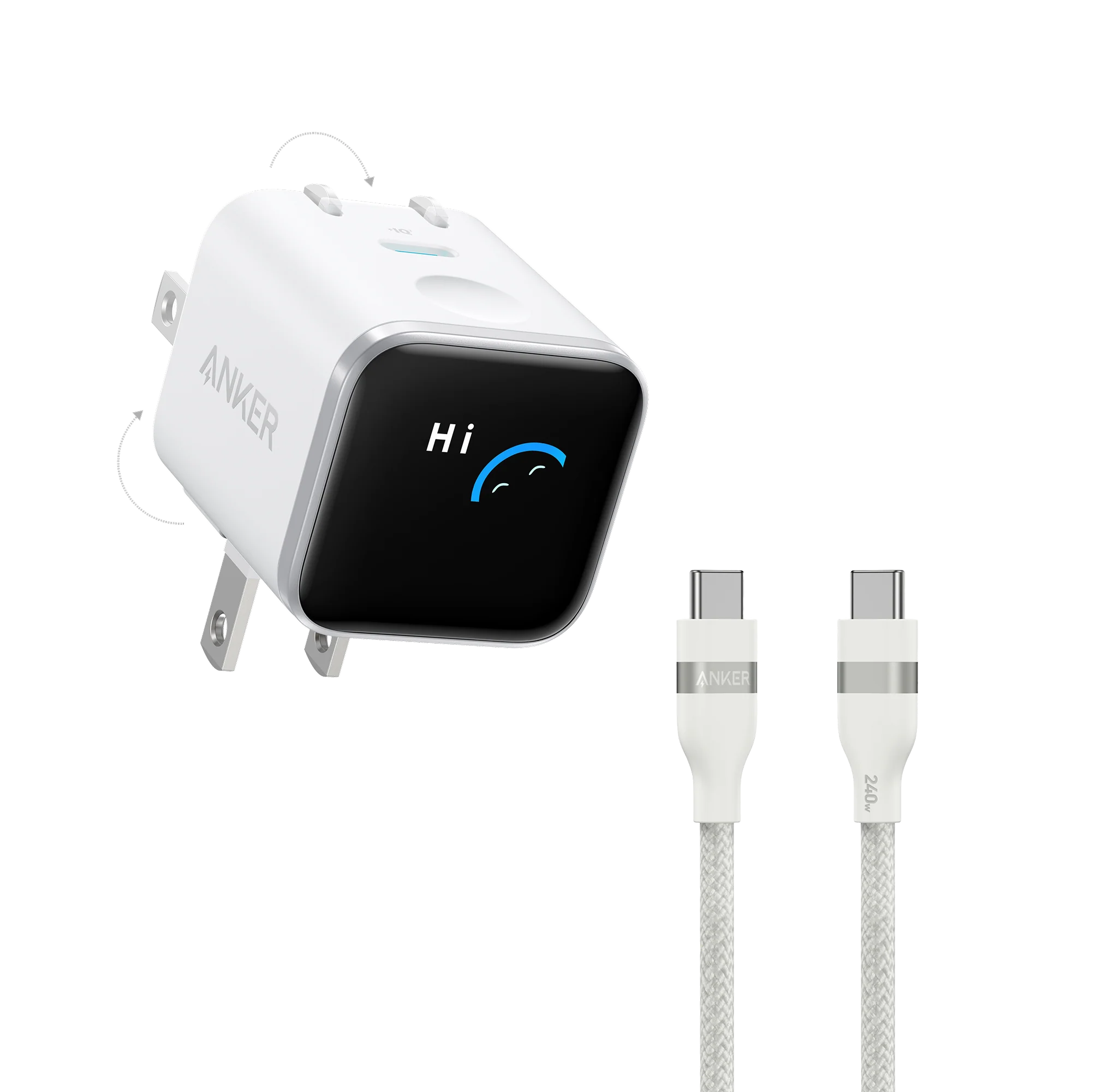Anker Nano Charger (45W, Smart Display, 180° Foldable) - Image 85