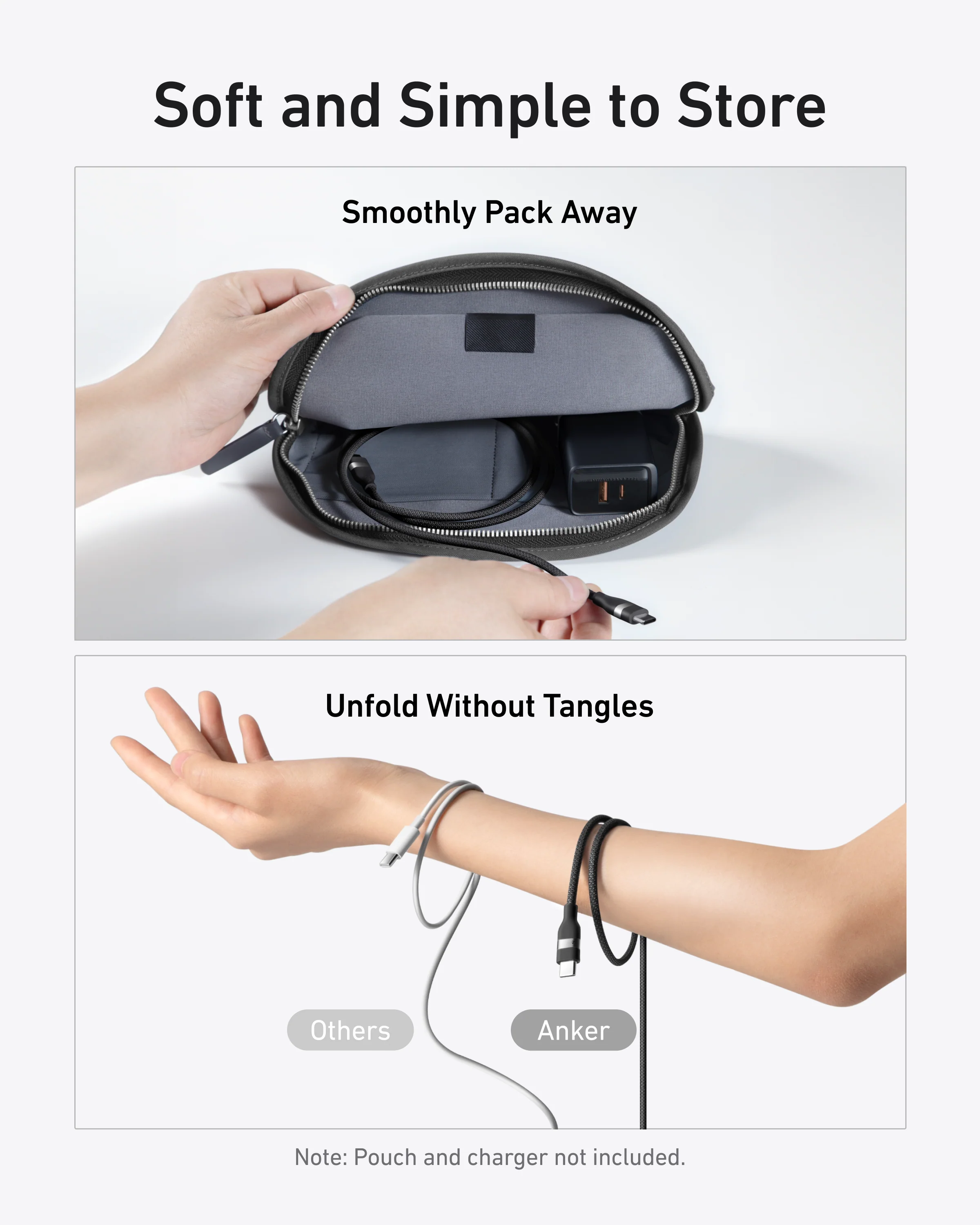 Anker Nano Charger (45W, Smart Display, 180° Foldable) and USB-C to USB-C Cable - Image 58