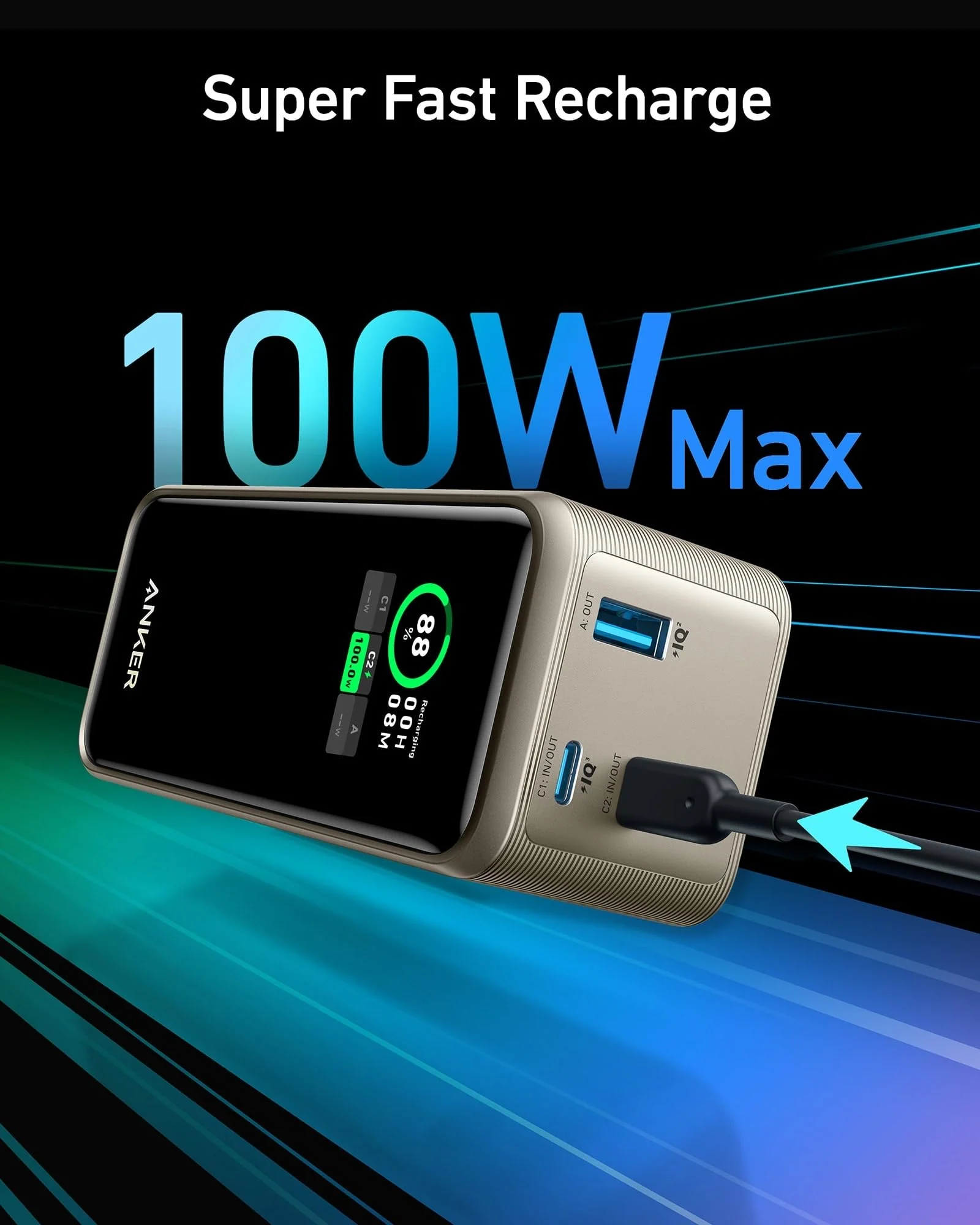 Anker Prime Power Bank (20K, 200W) - Image 11