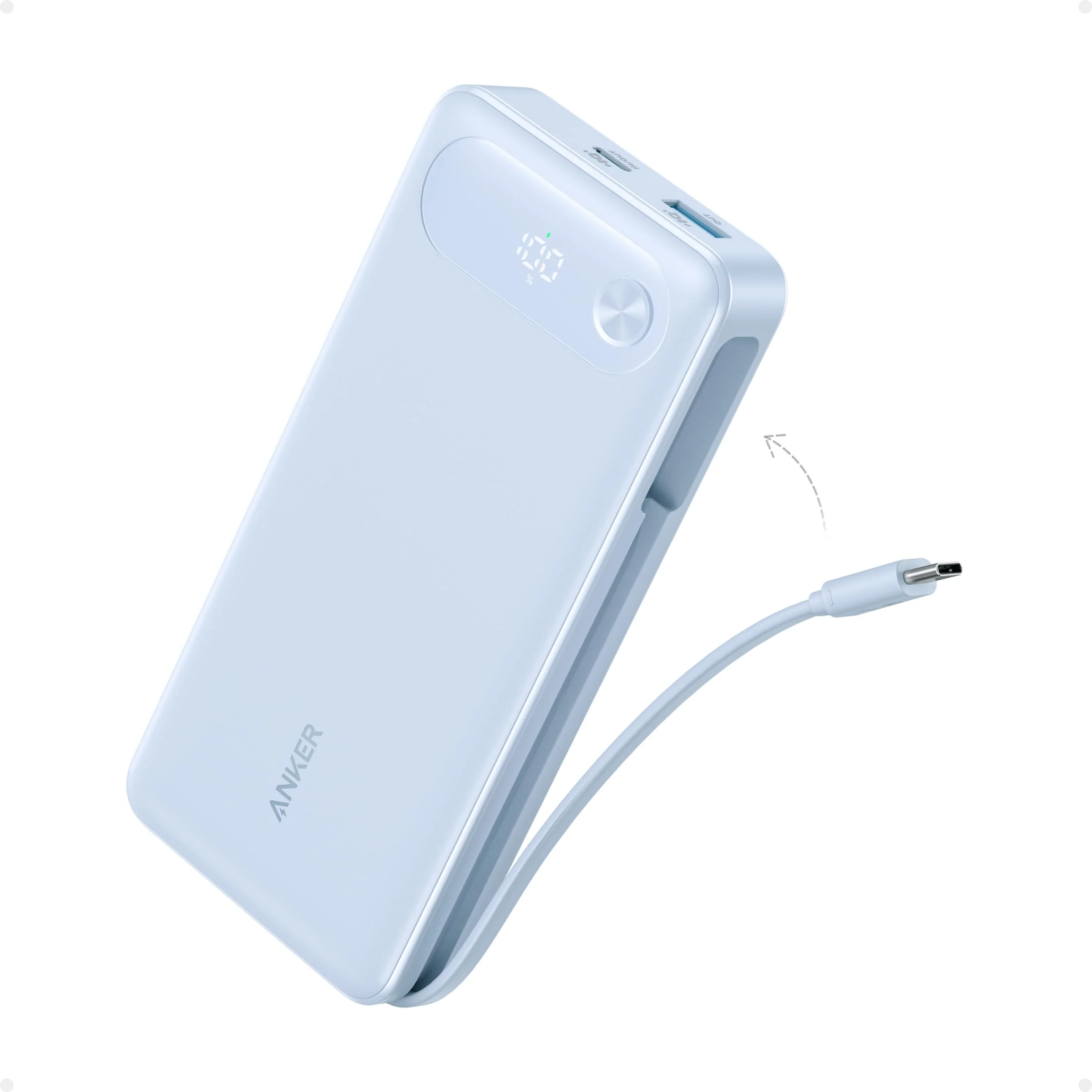 Anker Power Bank (20K, 87W, Built-In USB-C Cable) | Customizable - Image 15