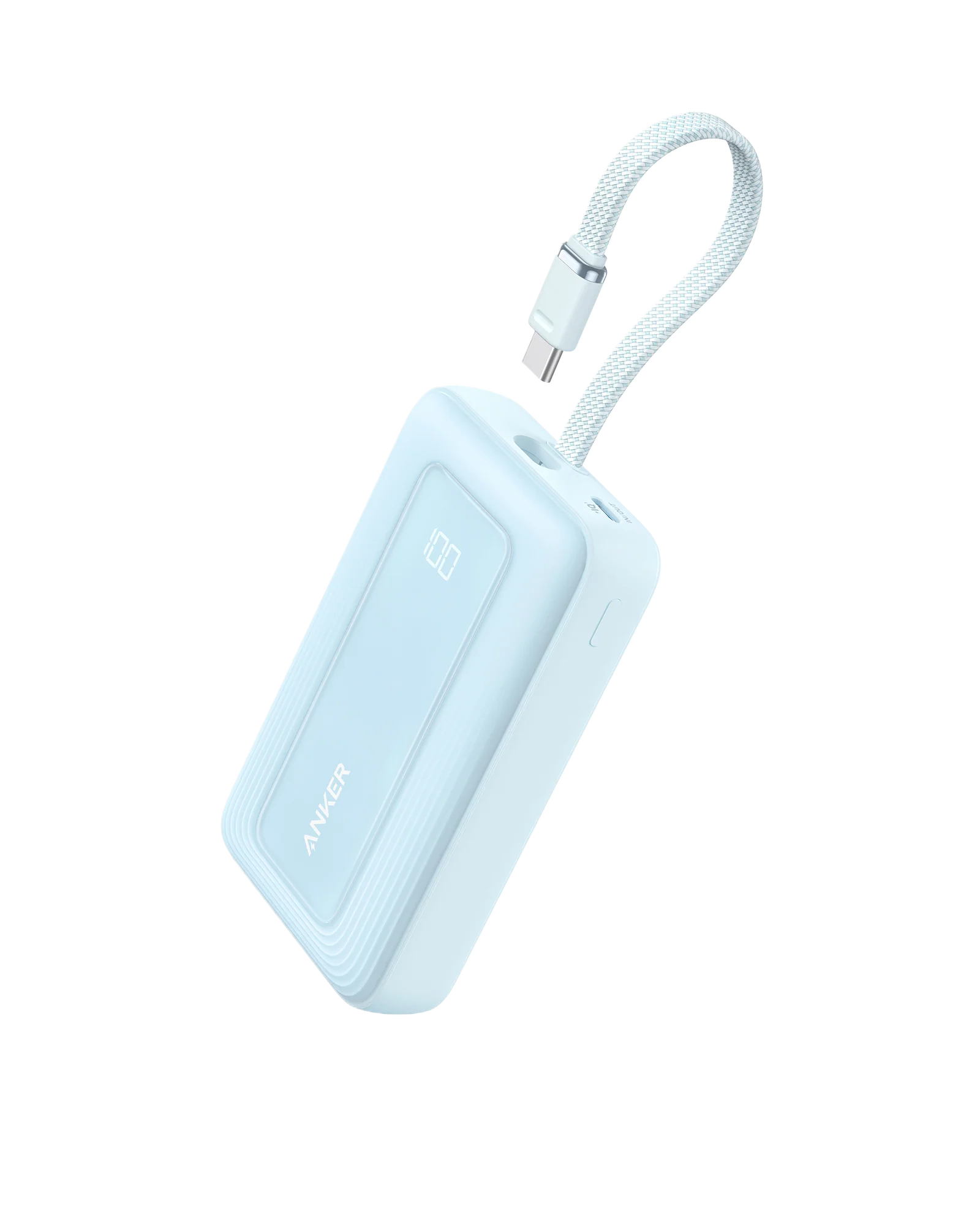 Anker Zolo Power Bank (10K, 30W) with a 5.4-inch (13.7 cm) built-in USB-C cable. - Image 16