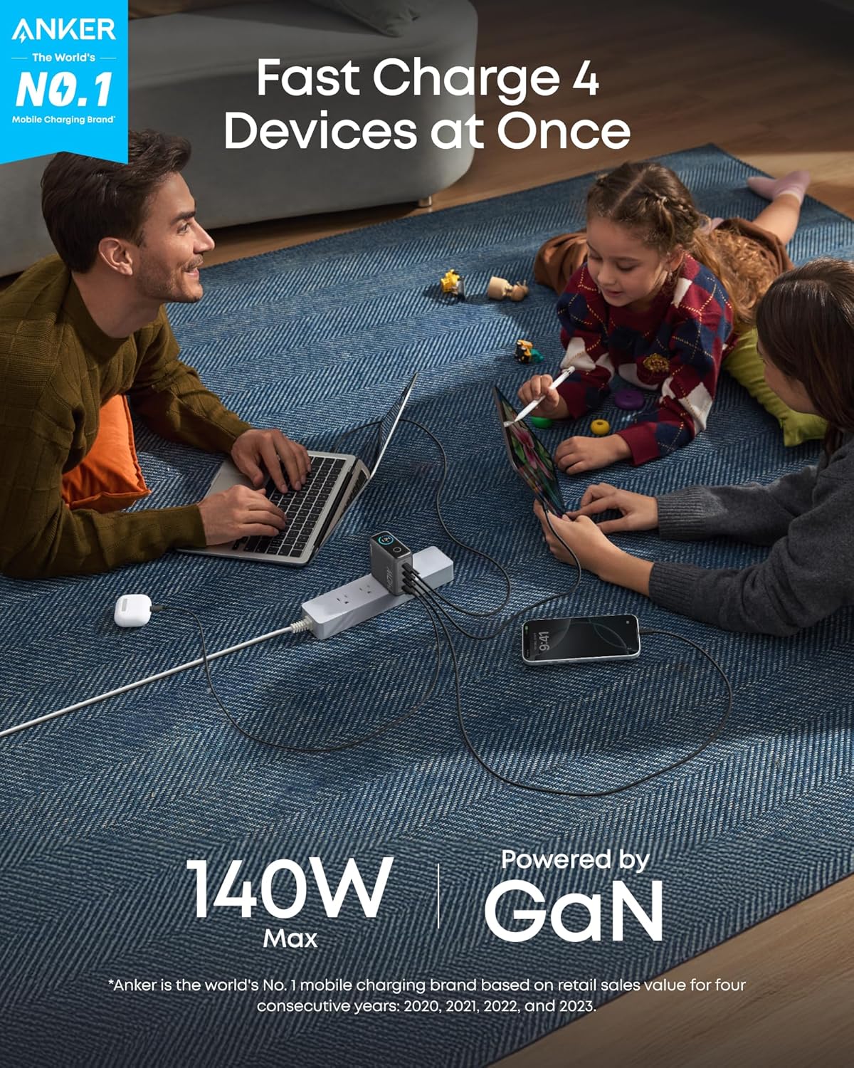Anker Laptop Power Bank (25K, 165W, Built-In and Retractable Cables) - Image 16