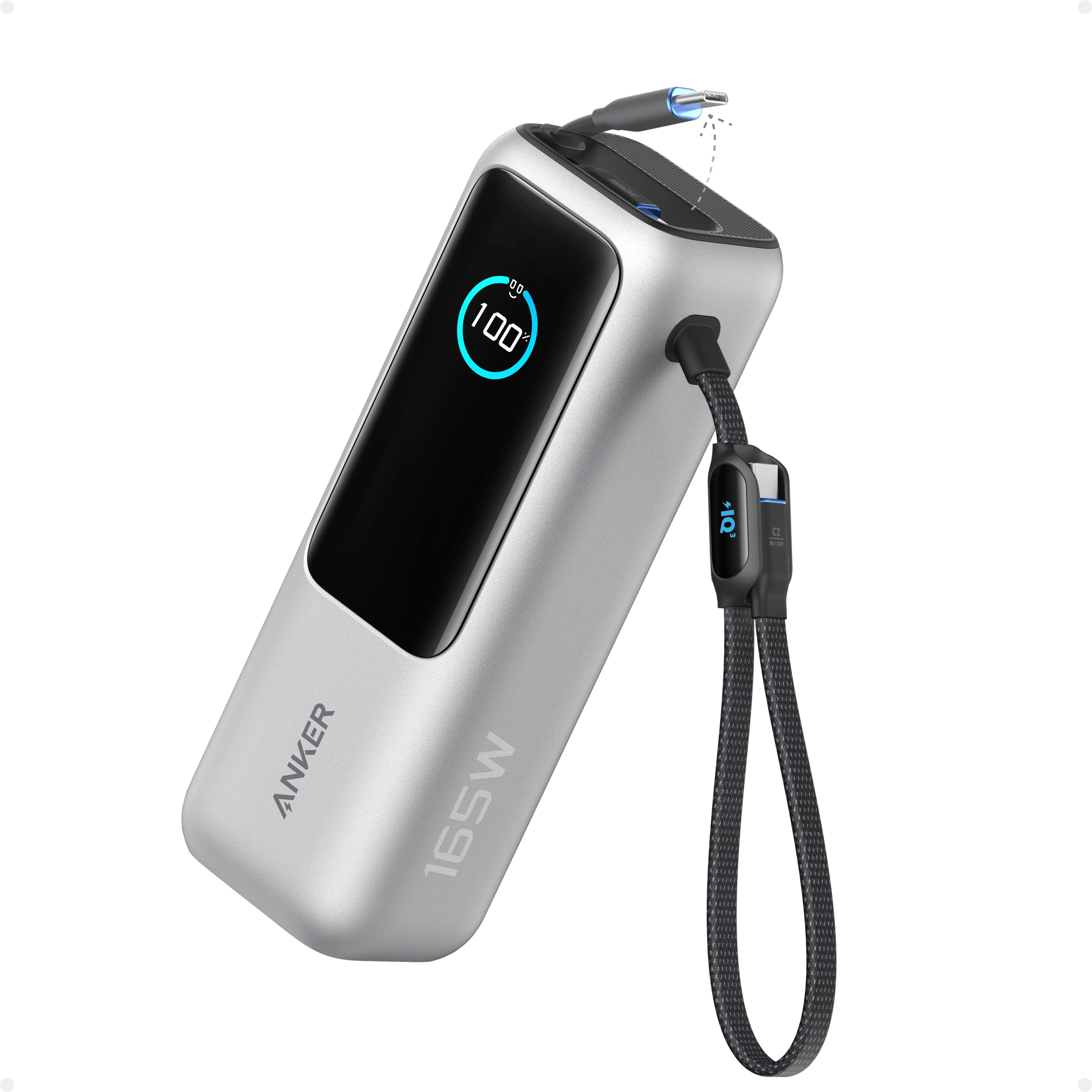 Anker Laptop Power Bank (25K, 165W, Built-In and Retractable Cables) - Image 8