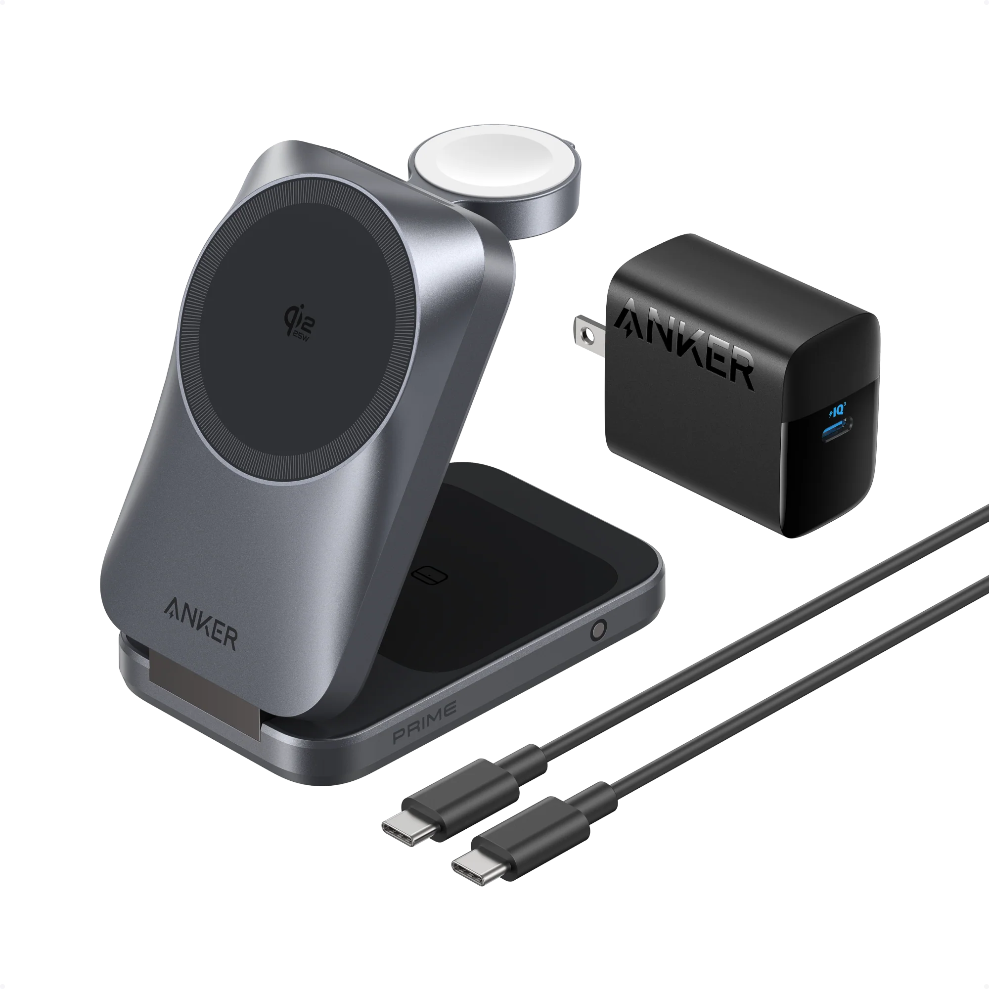 Anker Prime Wireless Charging Station (3-in-1, MagGo, AirCool, Foldable)(BOA)