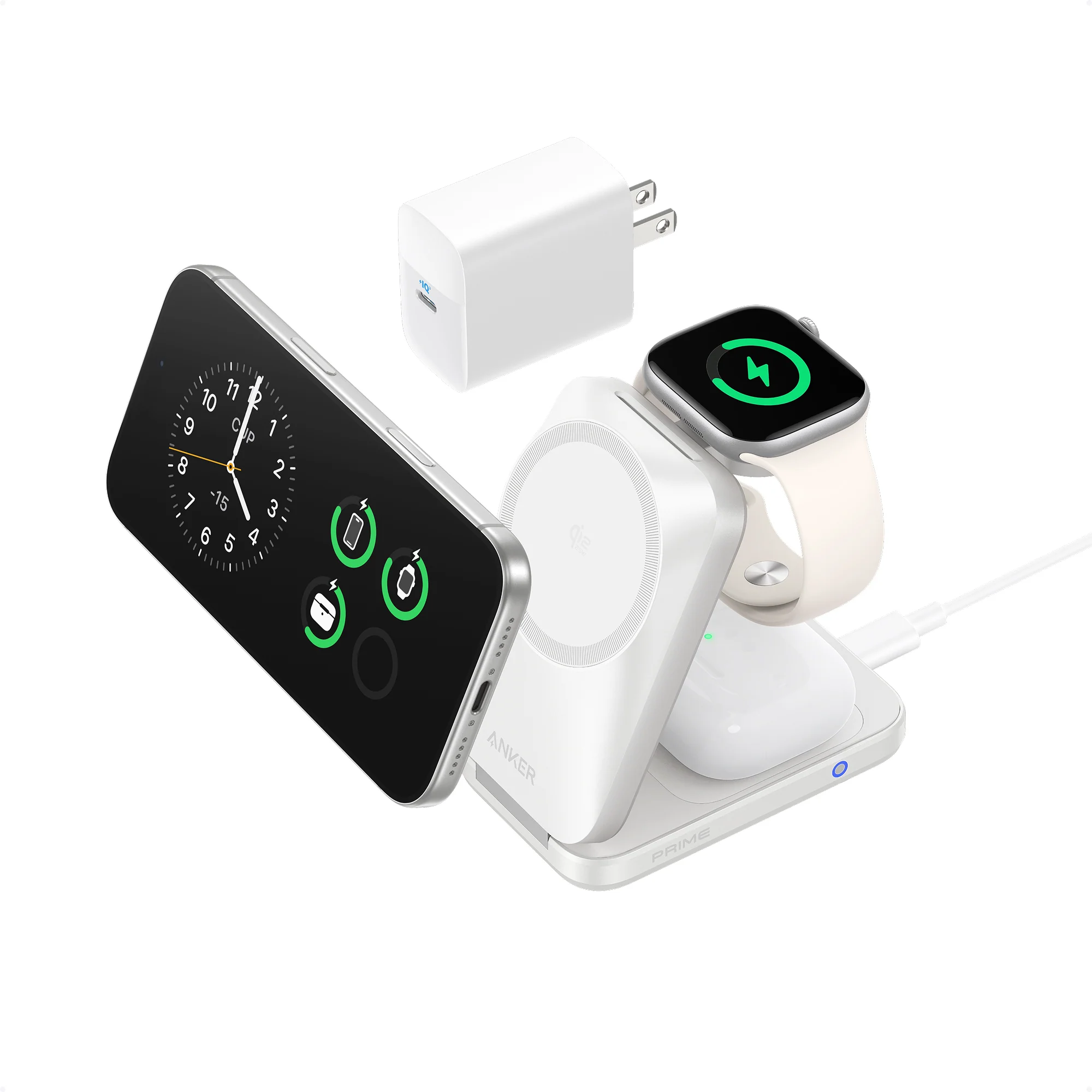 Anker Prime Wireless Charging Station (3-in-1, MagGo, AirCool, Foldable)(BOA) - Image 11