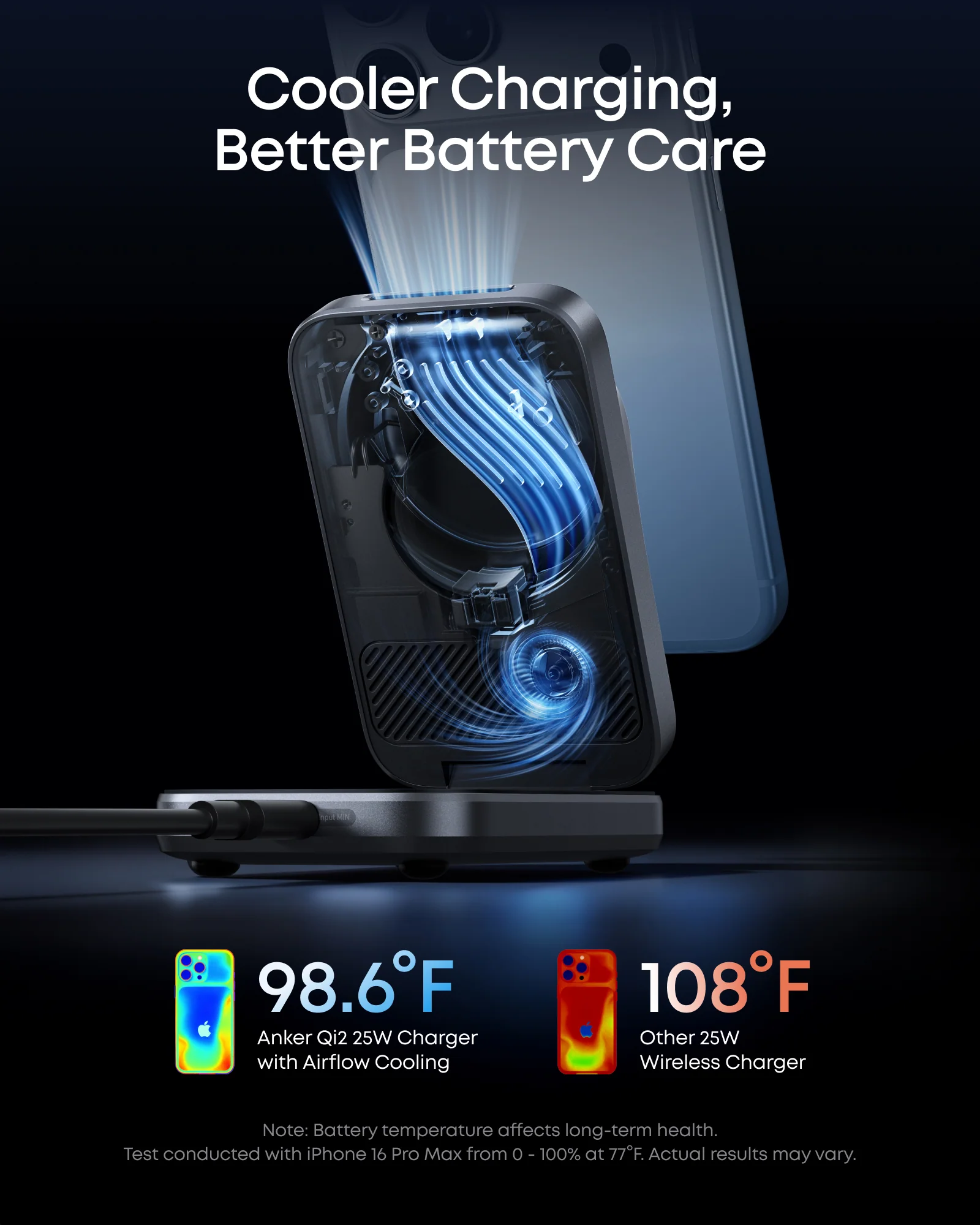 Anker Prime Wireless Charging Station (3-in-1, MagGo, AirCool, Foldable)(BOA) - Image 4