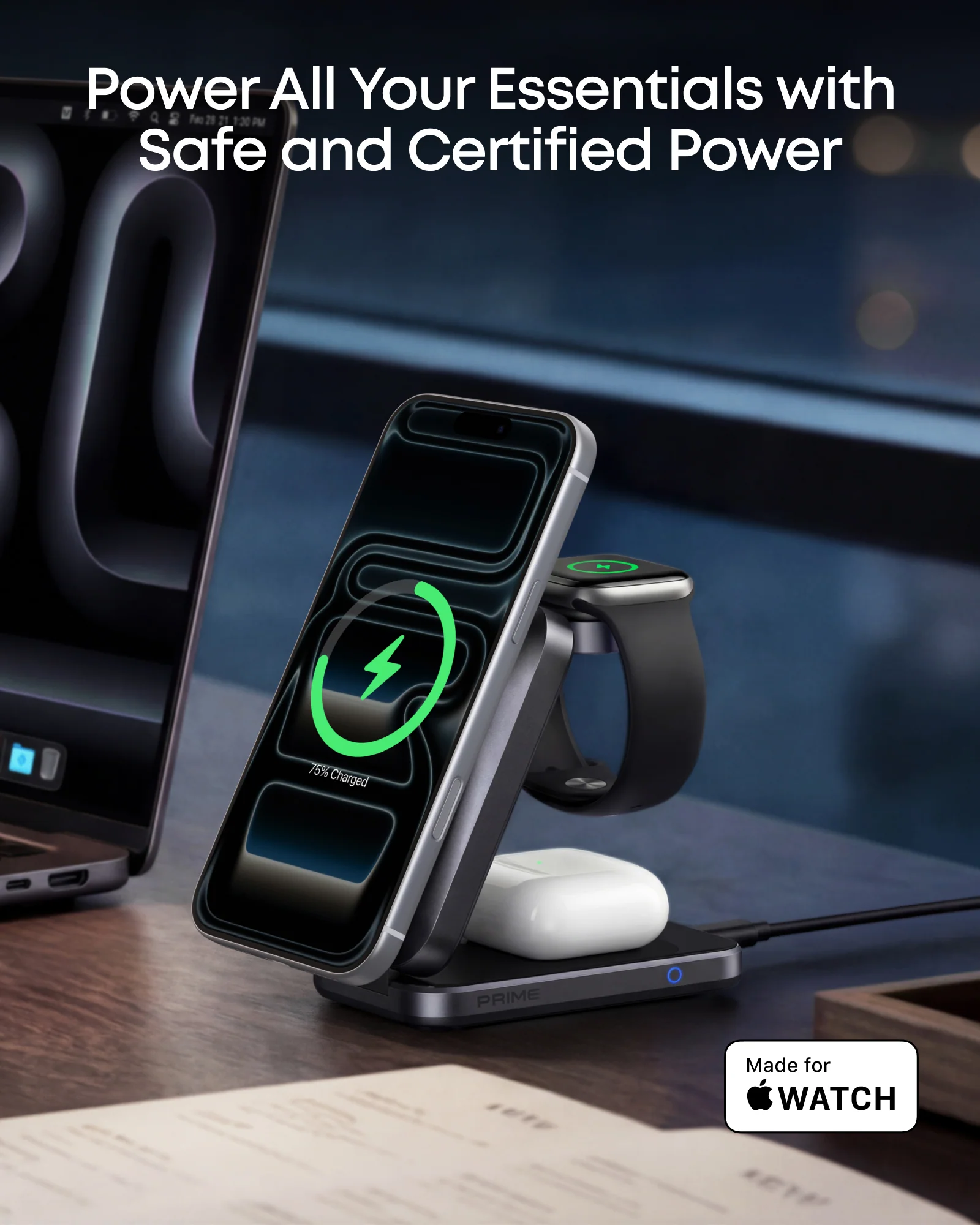 Anker Prime Wireless Charging Station (3-in-1, MagGo, AirCool, Foldable)(BOA) - Image 8