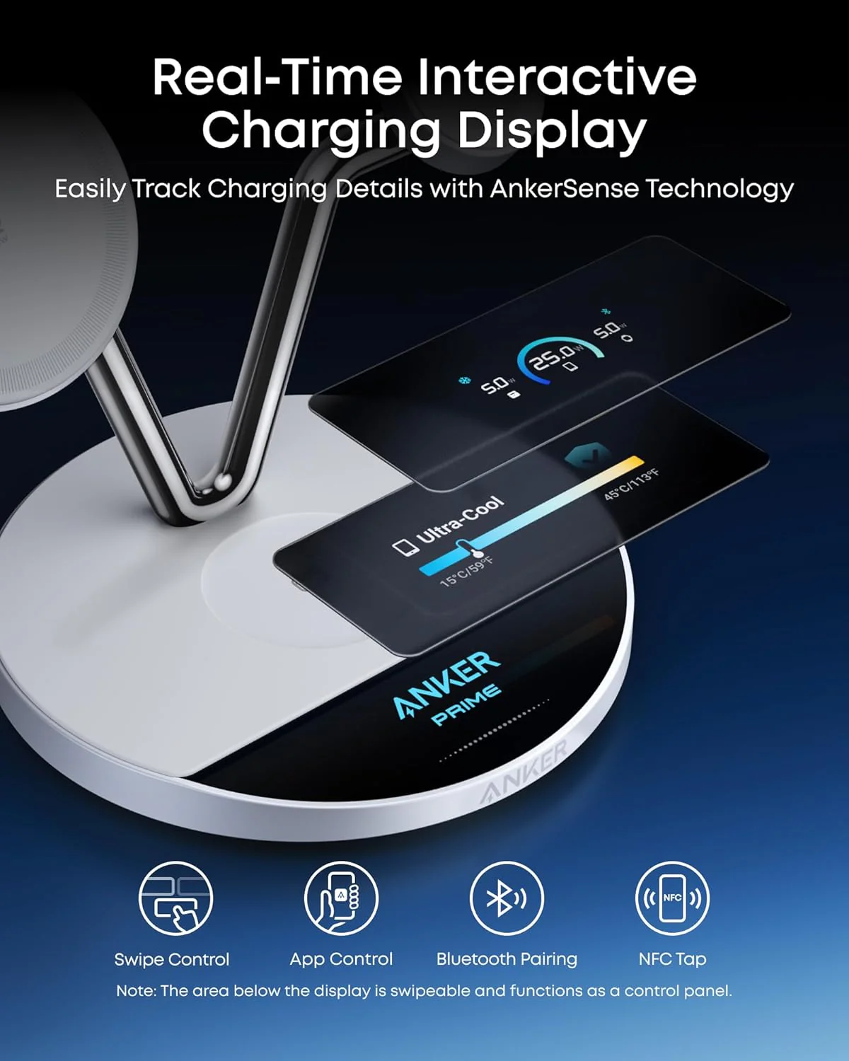 Anker Prime Wireless Charging Station (3-in-1, MagGo, AirCool, Dock Stand) - Image 13
