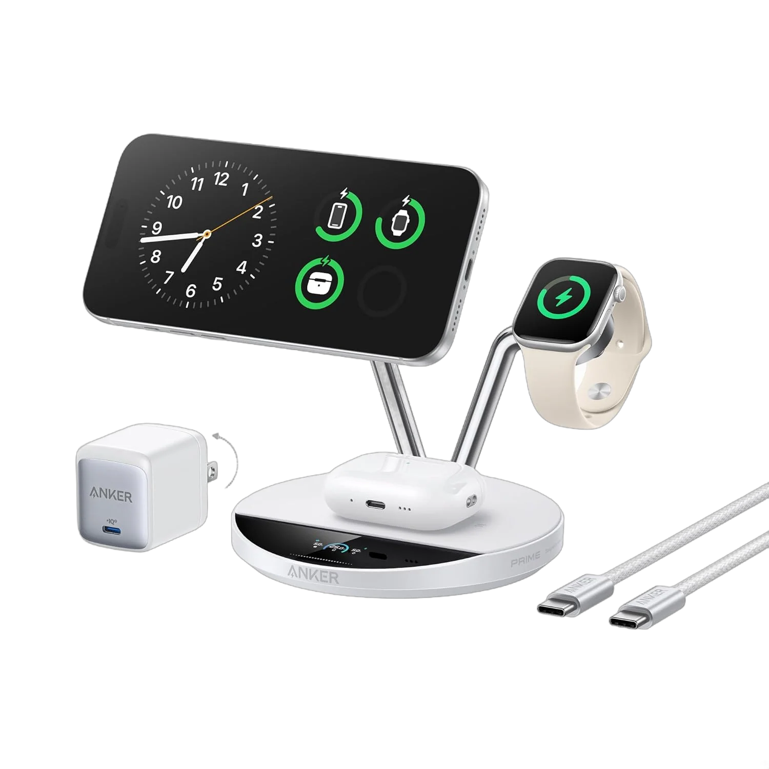 Anker Prime Wireless Charging Station (3-in-1, MagGo, AirCool, Dock Stand) - Image 9