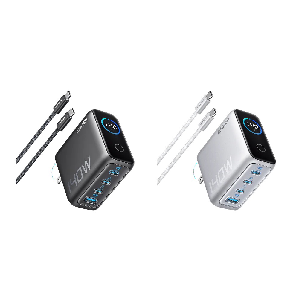 Anker Charger (140W, 4-Port, PD 3.1) with USB-C Cable(2-pack) - Image 13