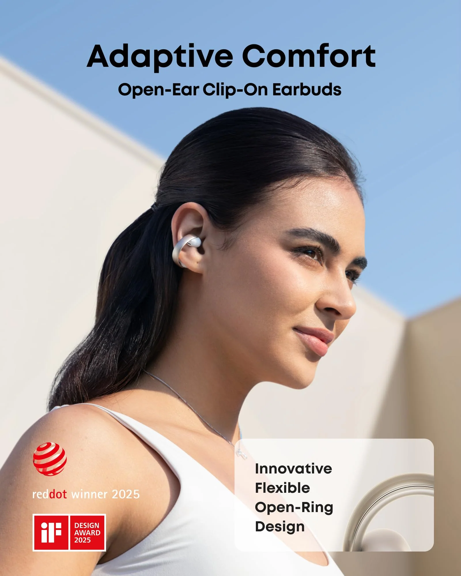 soundcore AeroClip | Open-Ear Clip-On Earbuds with Adaptive Comfort - Image 2