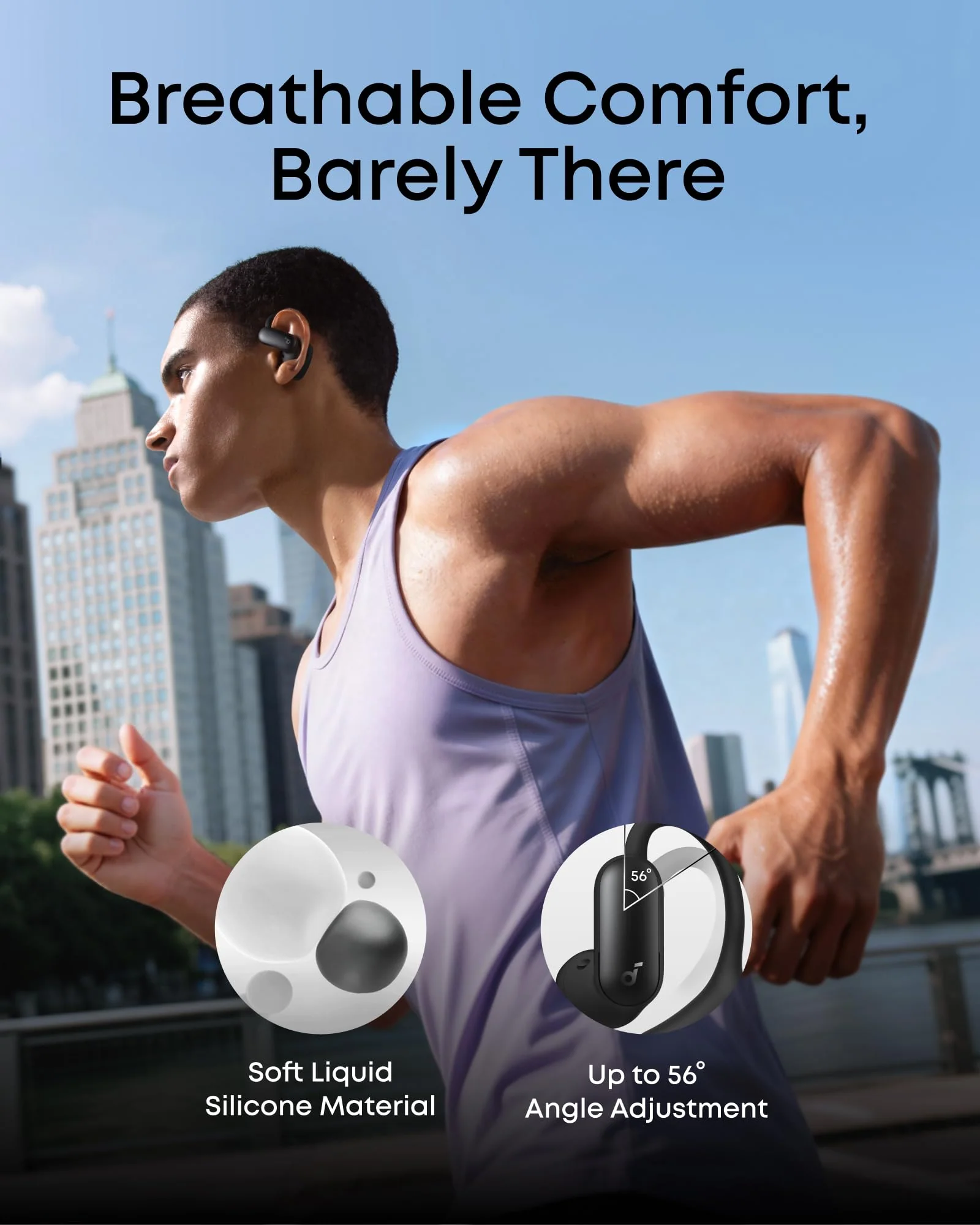 AeroFit 2 Pro｜Dual-Form Earbuds with Open-Ear and Active Noise Cancellation Form - Image 3