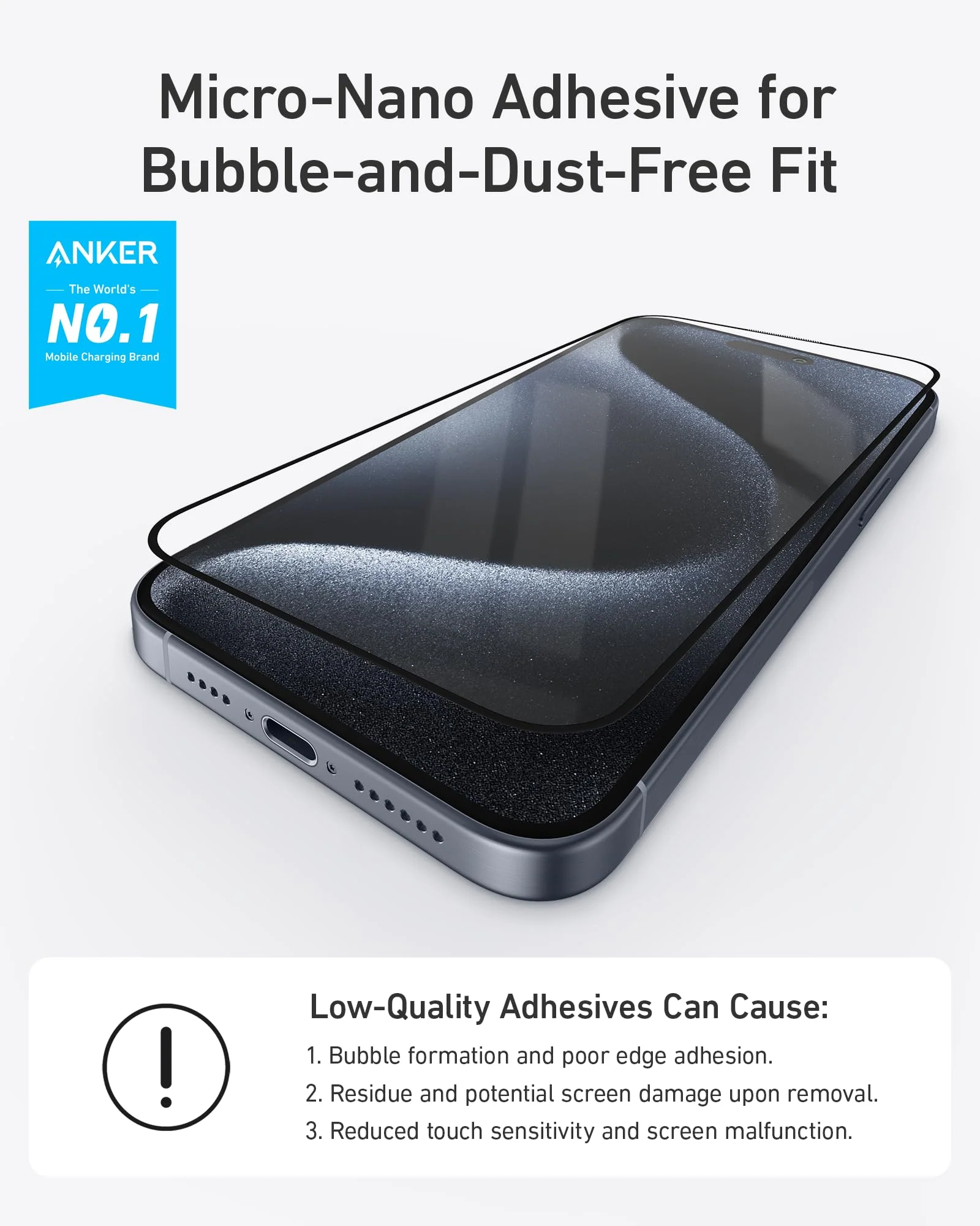 Anker Screen Protector Kit (Privacy, 2-Pack) - Image 5