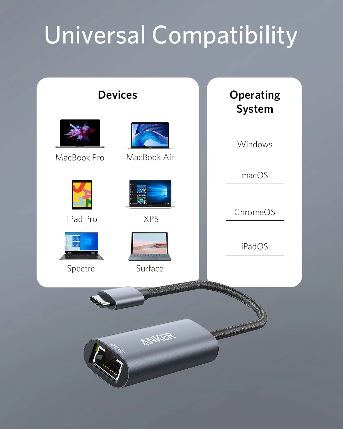 Refurbished Anker PowerExpand USB-C to 2.5 Gbps Ethernet Adapter - Image 5
