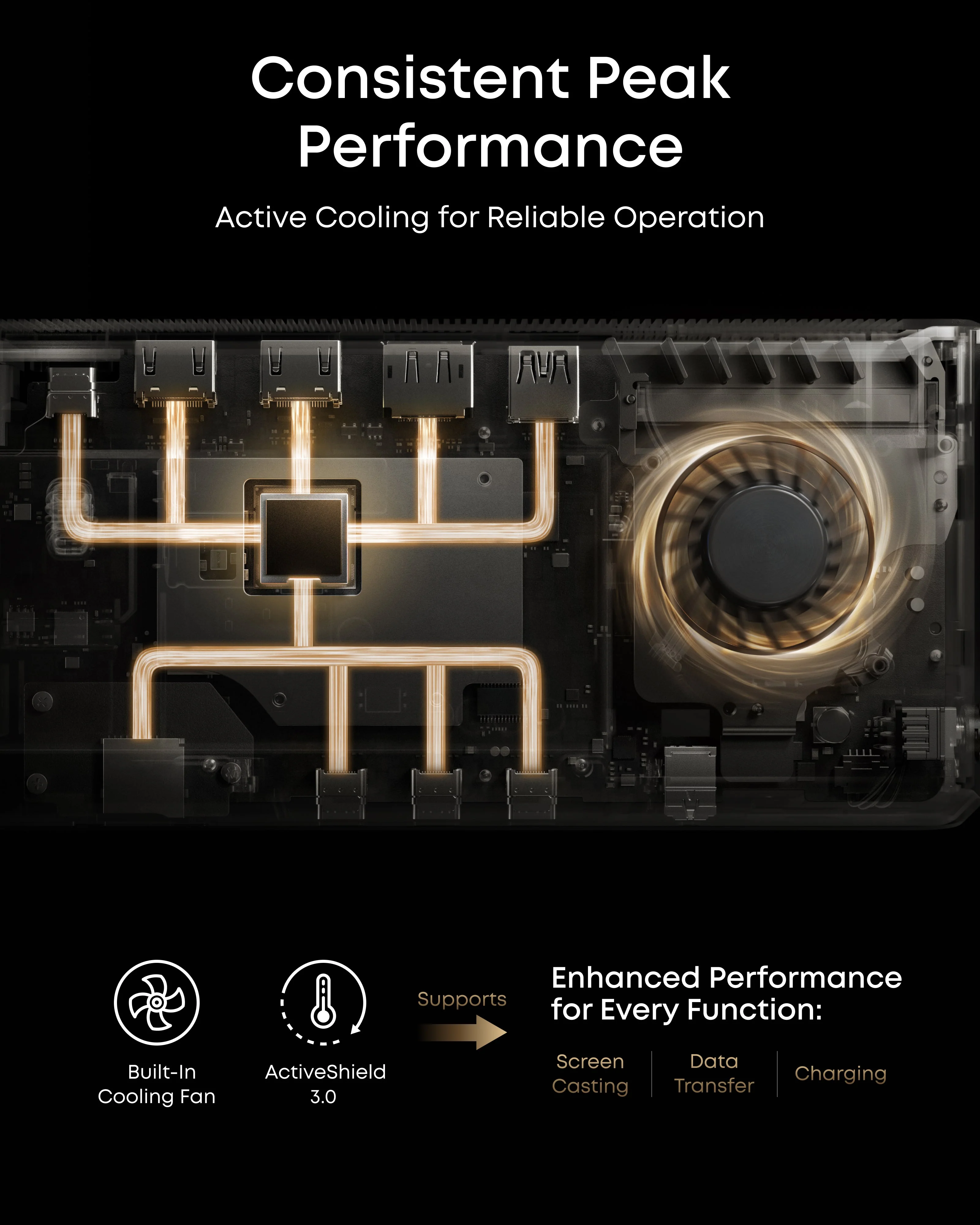(Anker × Black Myth: Wukong Edition) Anker Prime Docking Station (14-in-1, Triple Display, DisplayLink) with DL7400 - Image 7