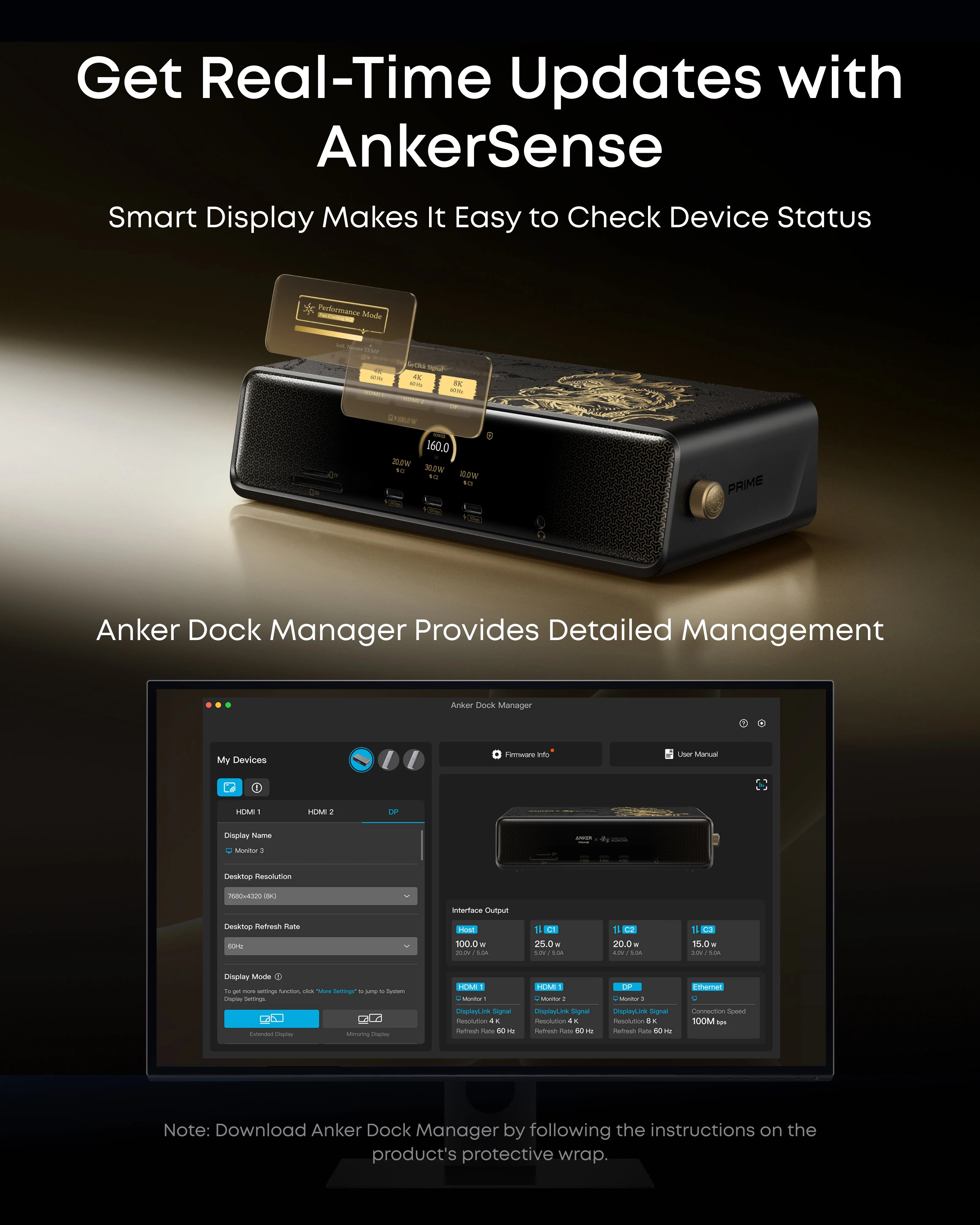 (Anker × Black Myth: Wukong Edition) Anker Prime Docking Station (14-in-1, Triple Display, DisplayLink) with DL7400 - Image 8