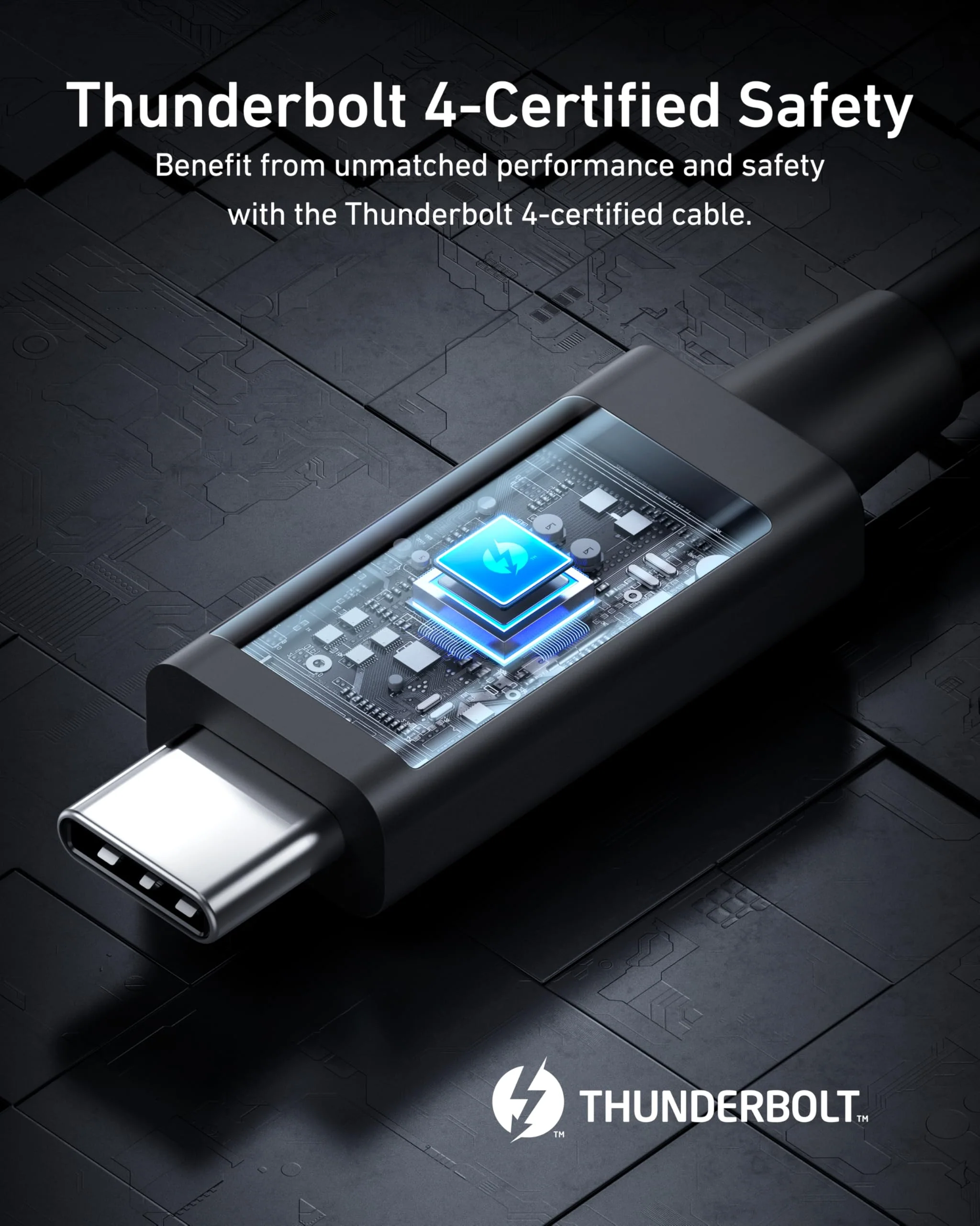 Anker Thunderbolt 4 Certified USB C to USB C Cable - Image 6