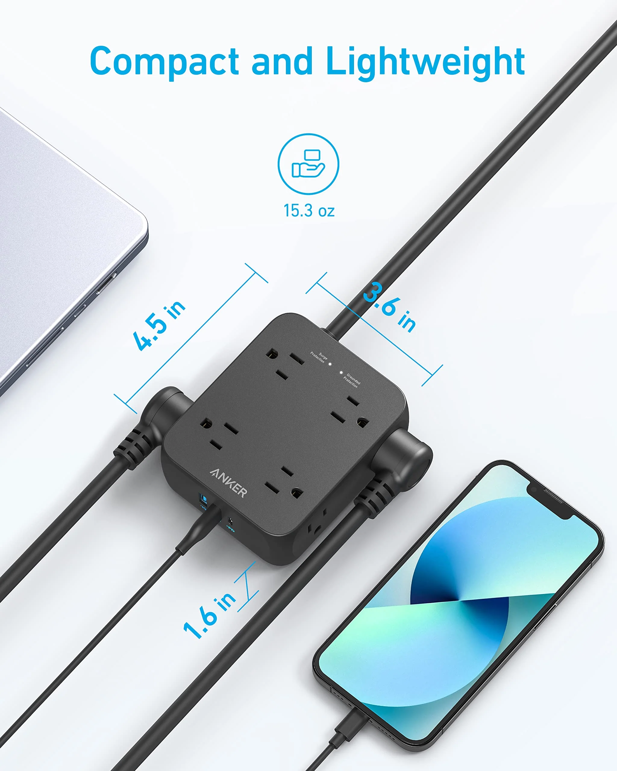 Anker <b>341</b> USB Power Strip - Image 12