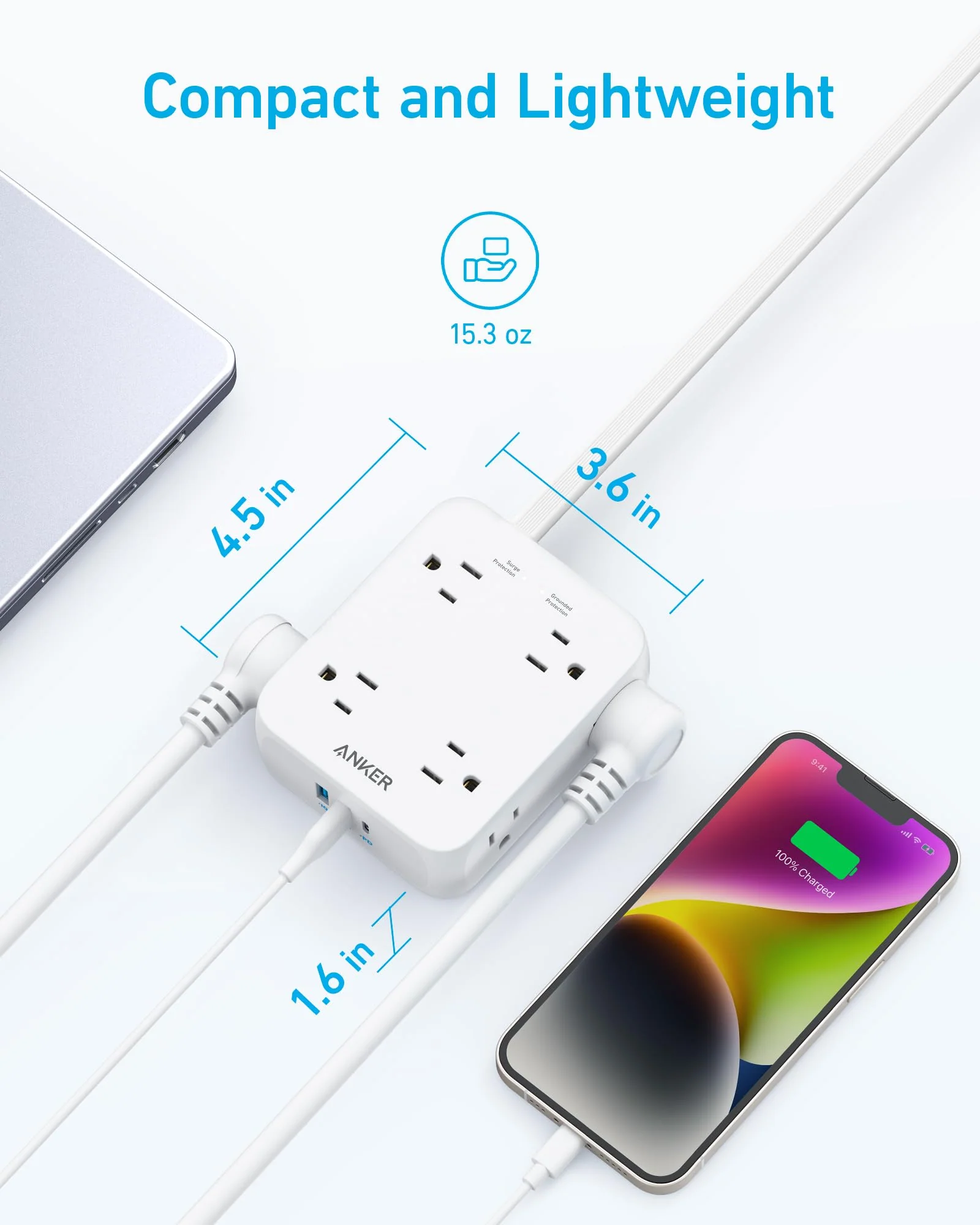 Anker <b>341</b> USB Power Strip - Image 5