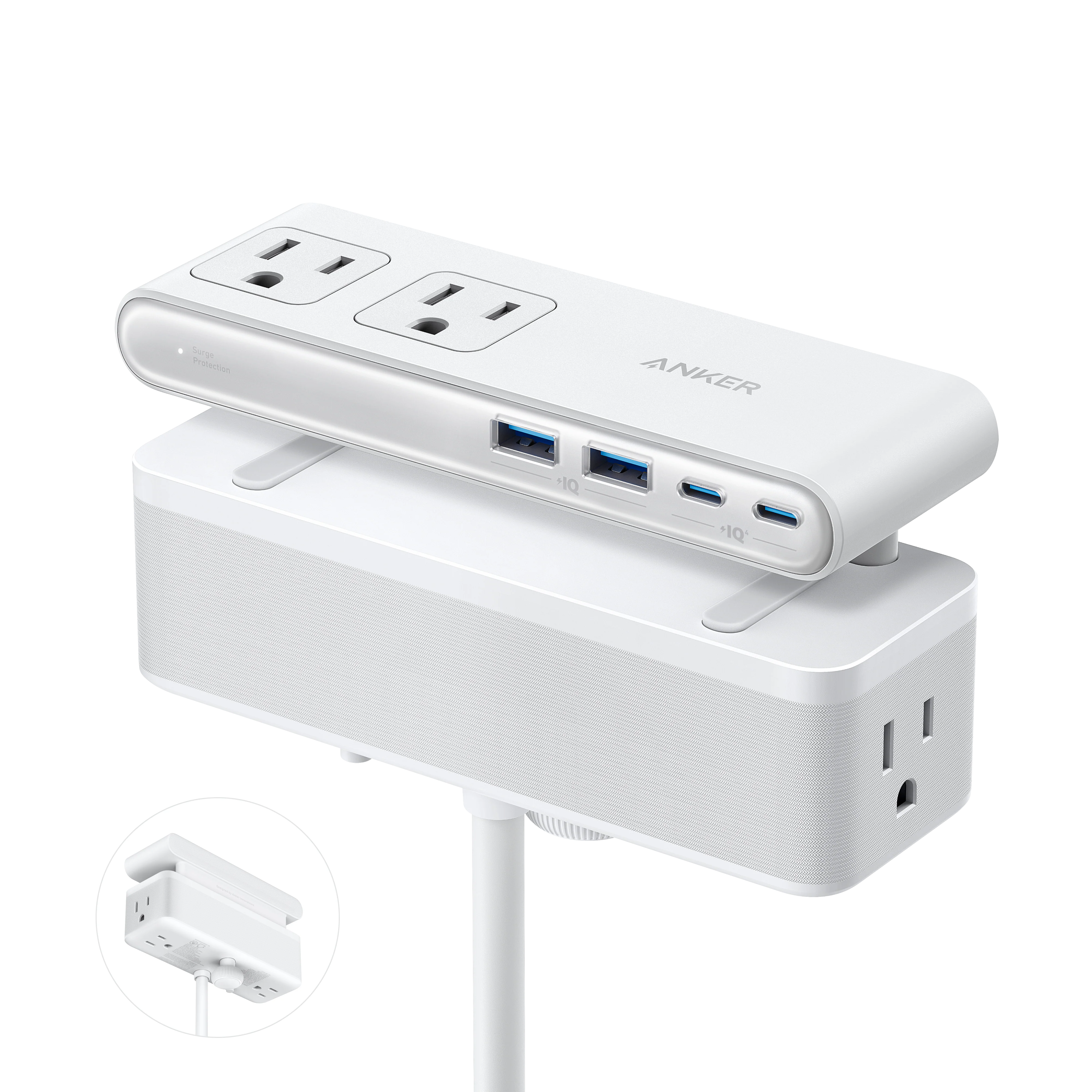 Anker Nano Power Strip (10-in-1, 70W, Clamp) - Image 7