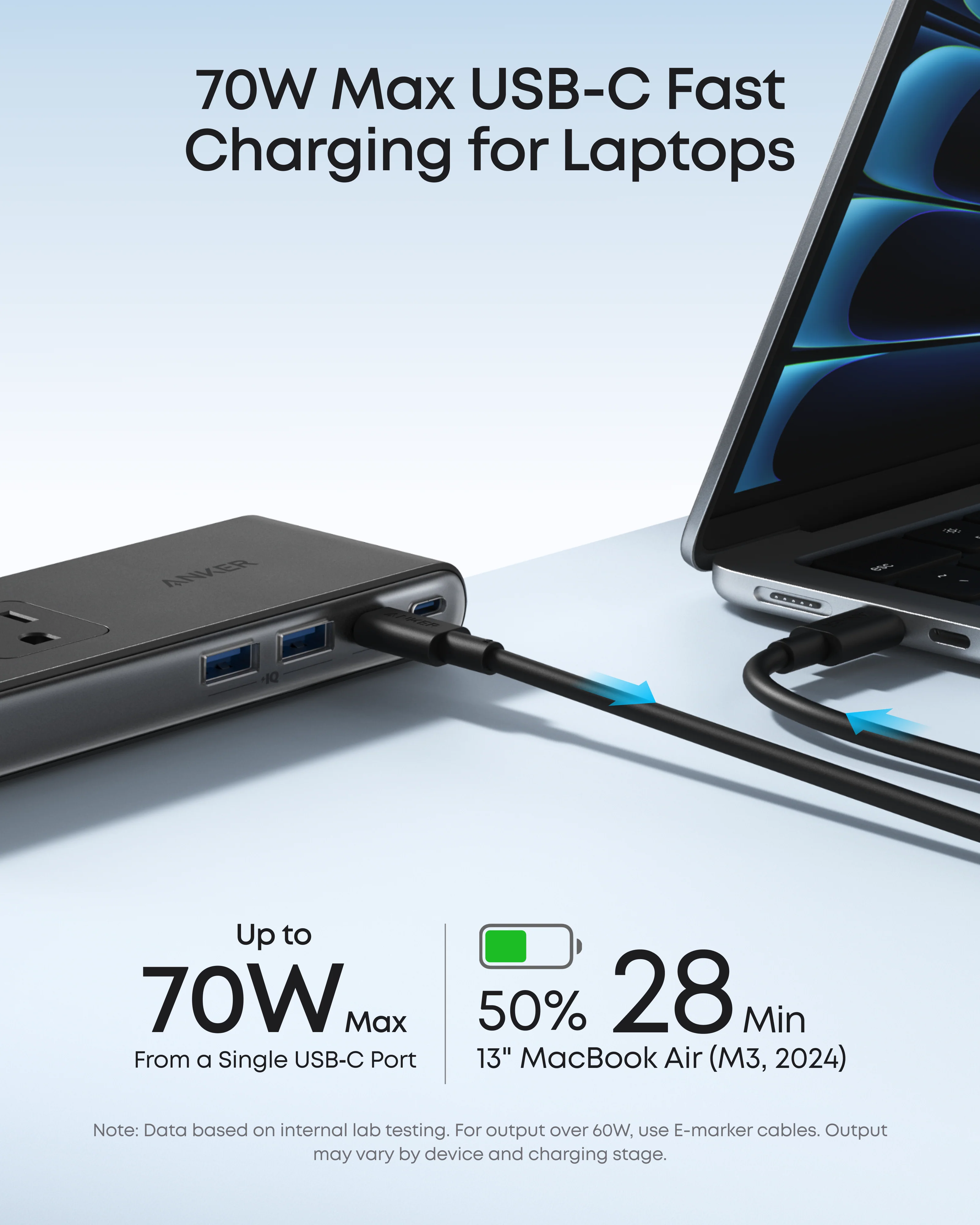 Anker Nano Power Strip (10-in-1, 70W, Clamp) - Image 9