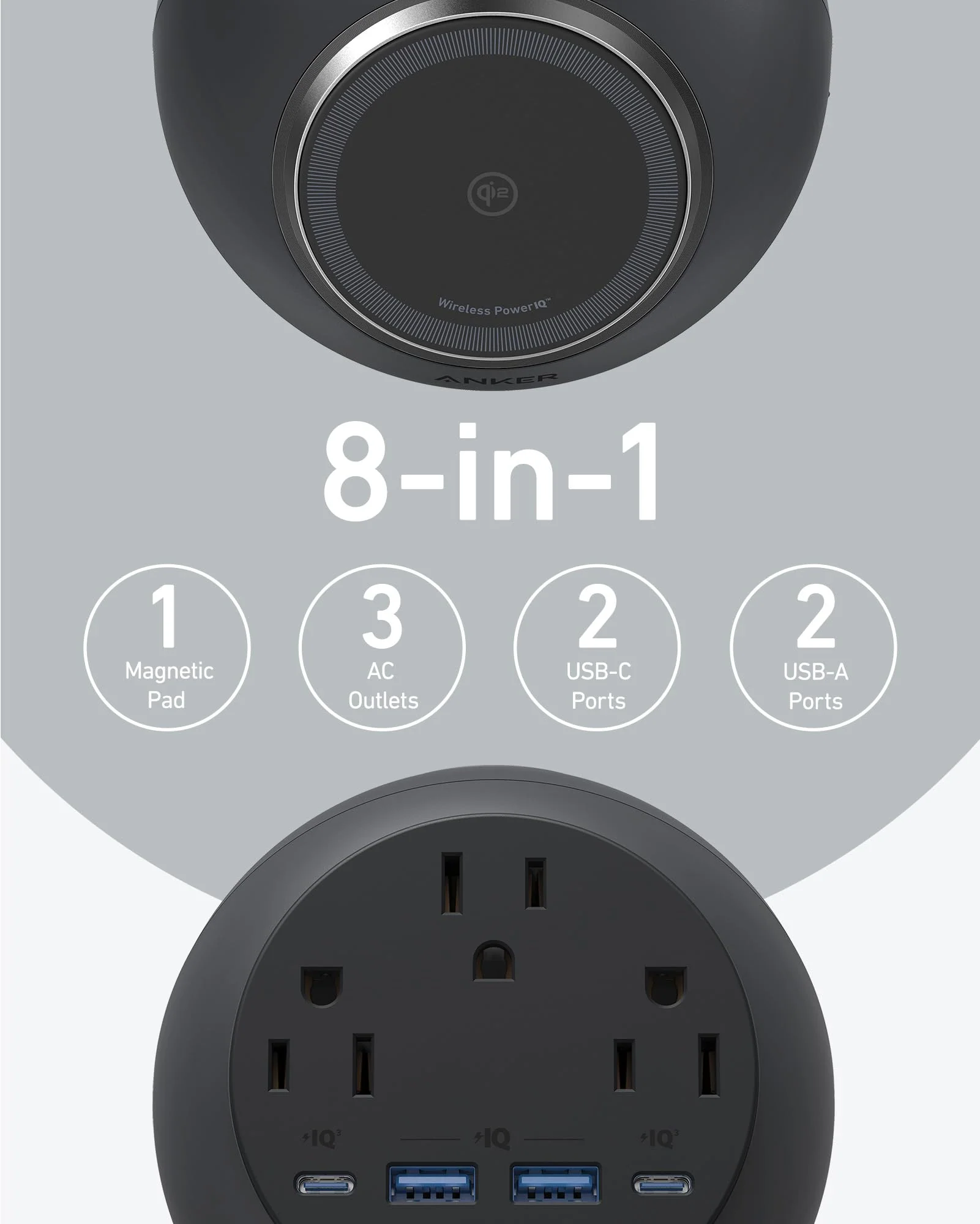 Refurbished Anker MagGo Magnetic Charging Station (8-in-1) - Image 10