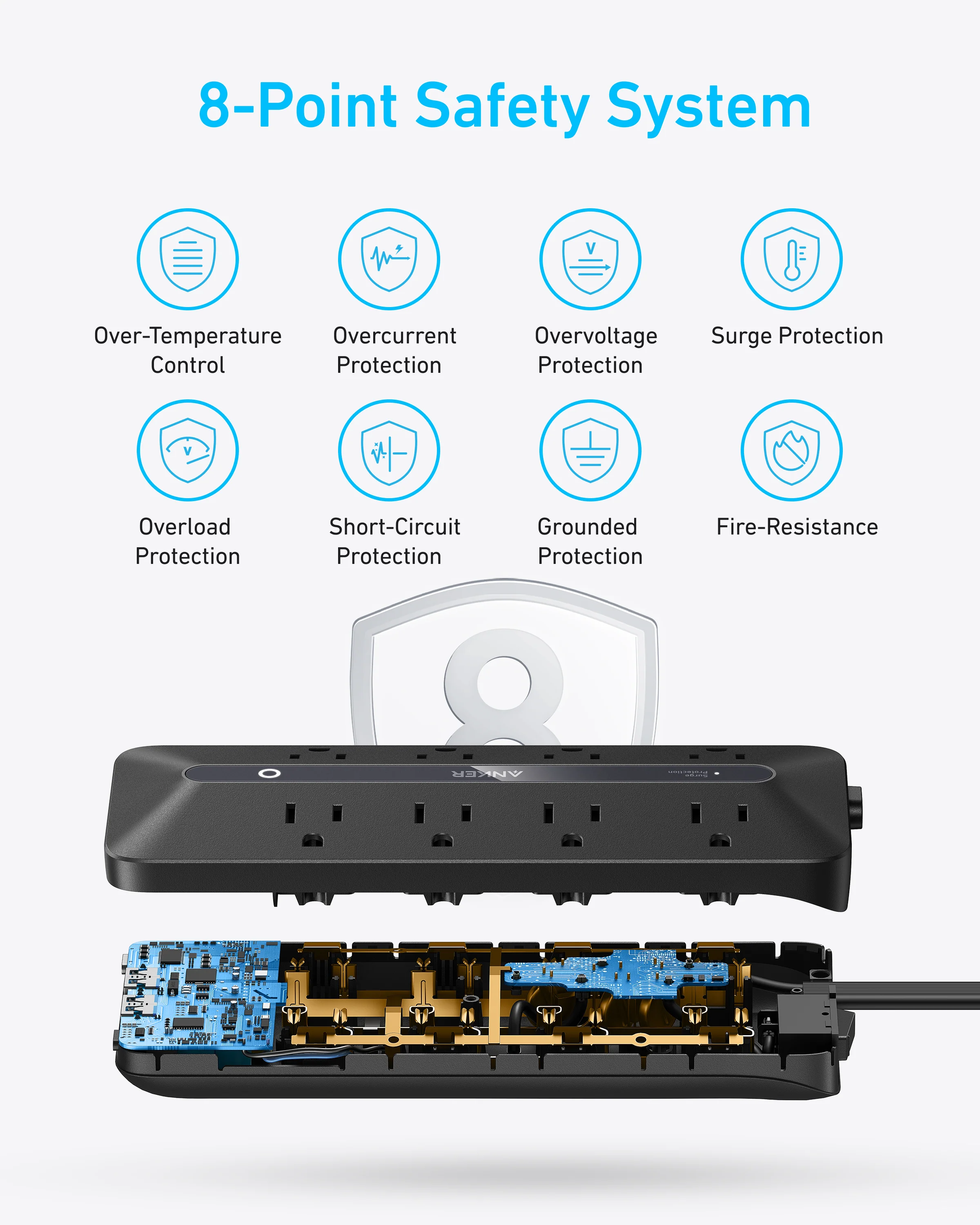 Anker USB Power Strip (12-in-1, 35W) - Image 6