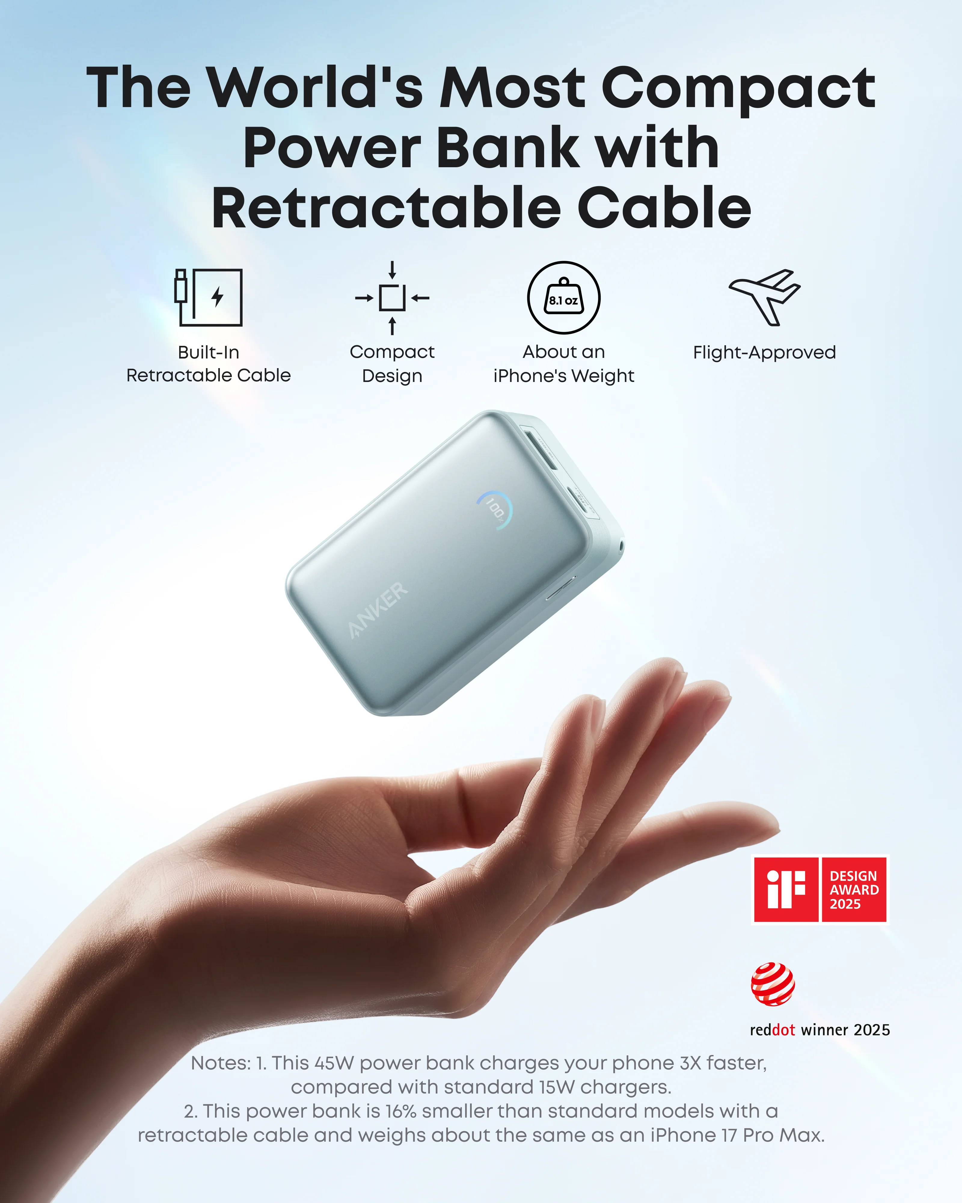 Anker Nano Power Bank (10K, 45W, Built-In Retractable USB-C Cable) | Customizable - Image 18