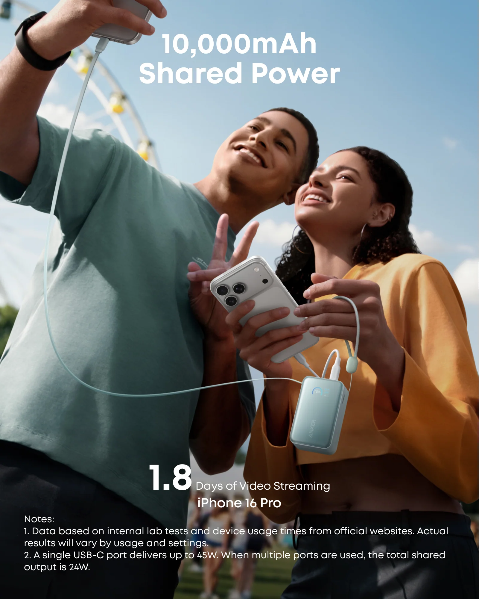 Anker Nano Power Bank (10K, 45W, Built-In Retractable USB-C Cable) | Customizable - Image 20