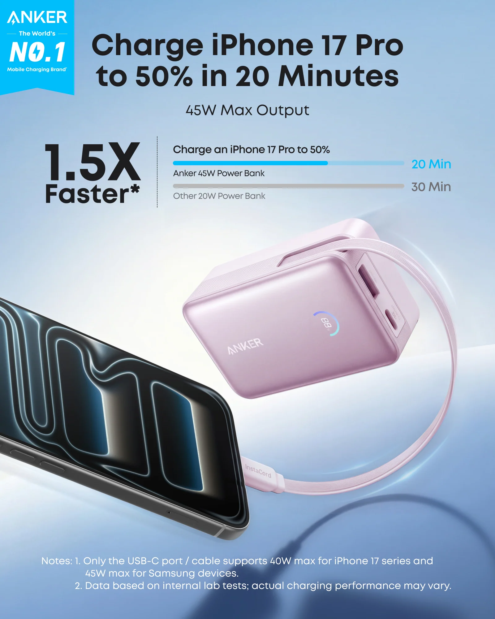 Anker Nano Power Bank (10K, 45W, Built-In Retractable USB-C Cable) | Customizable - Image 26