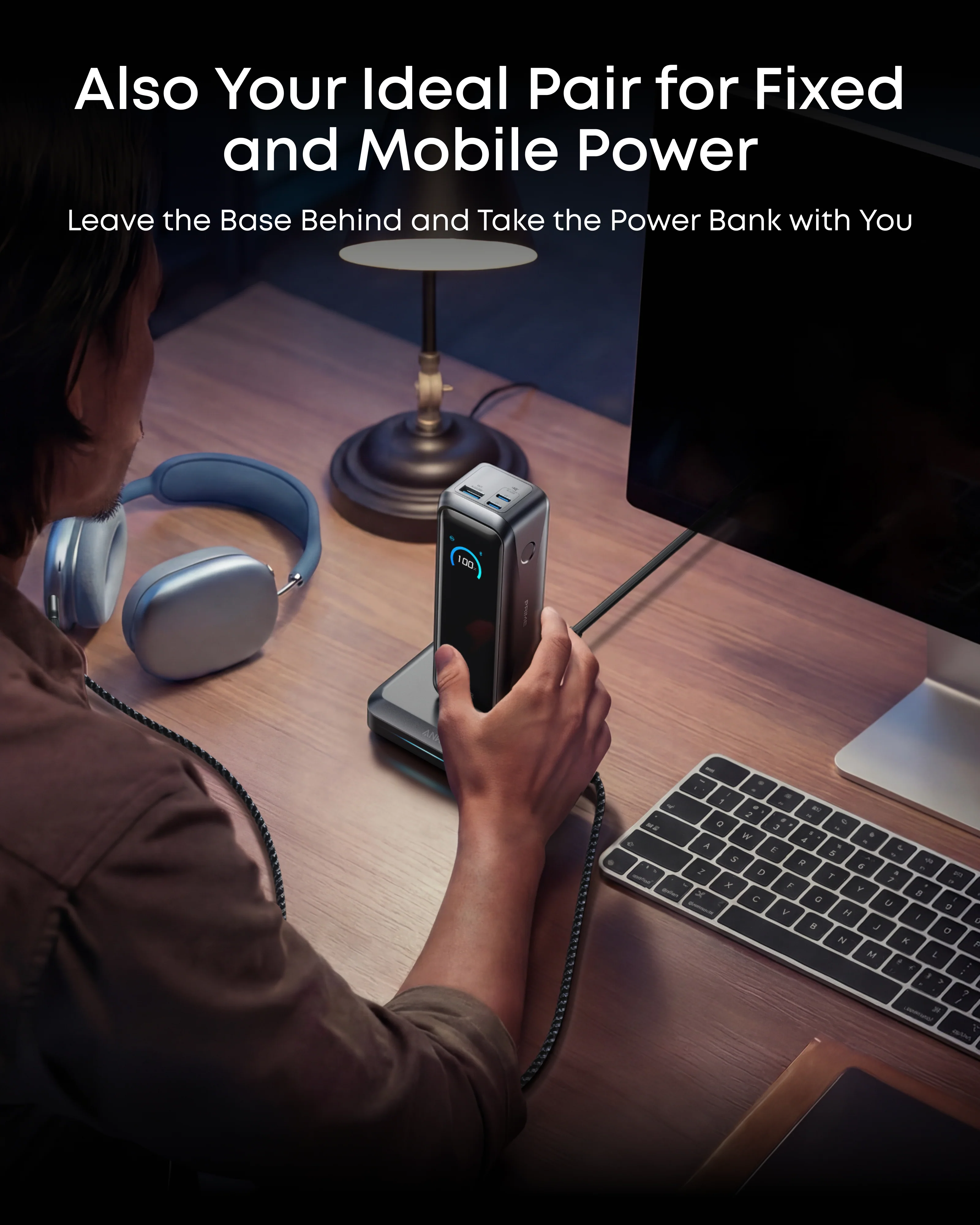 Anker Prime Power Bank (20K, 220W) with Charging Base - Image 6