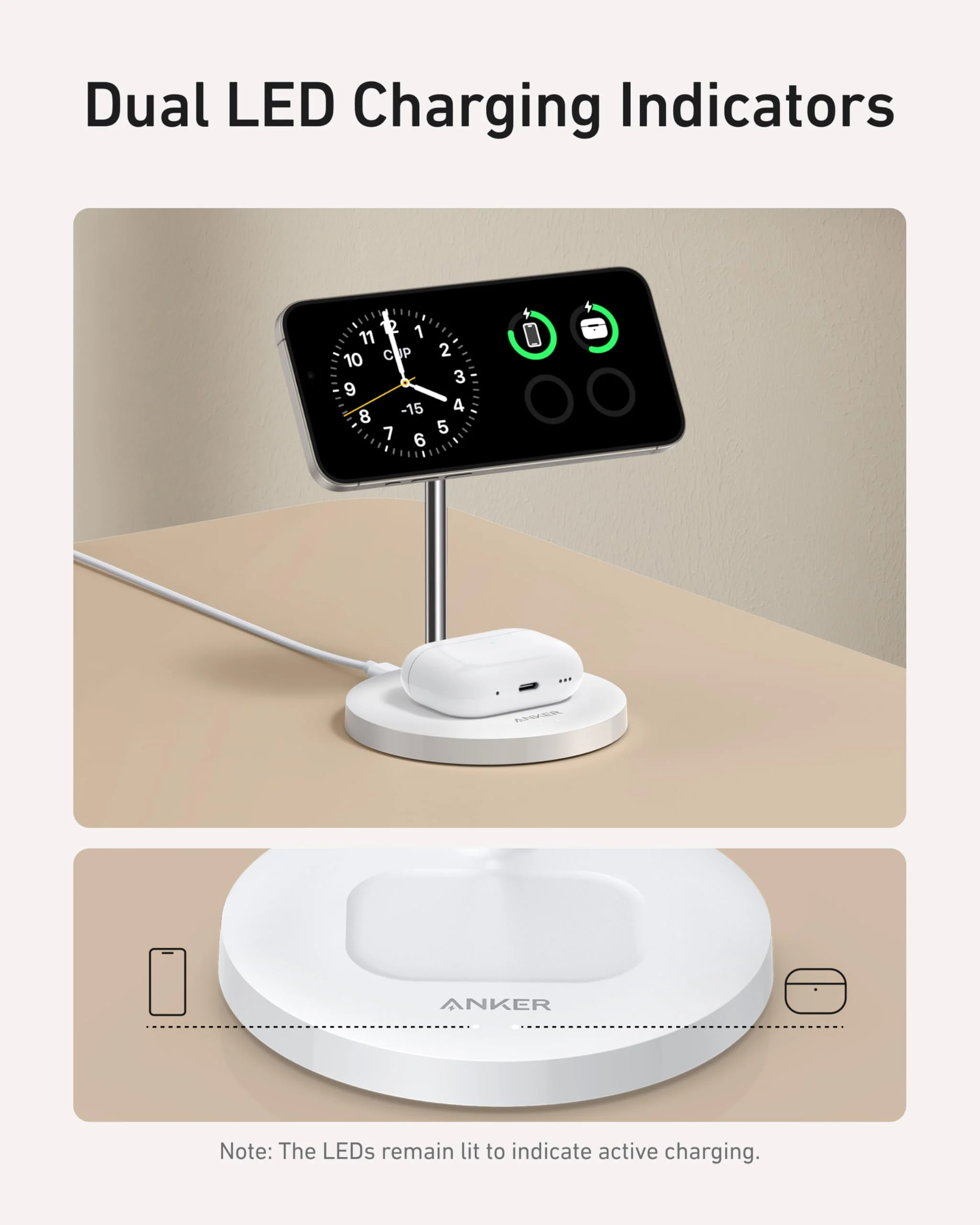 Anker MagGo Wireless Charger (2-in-1 Stand) BOA - Image 3