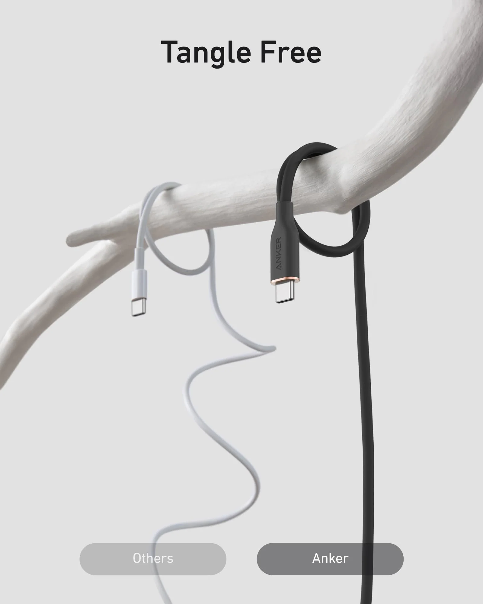 Anker 15W USB-A to USB-C Cable 2Pack (3 ft, Silicone) - Image 3