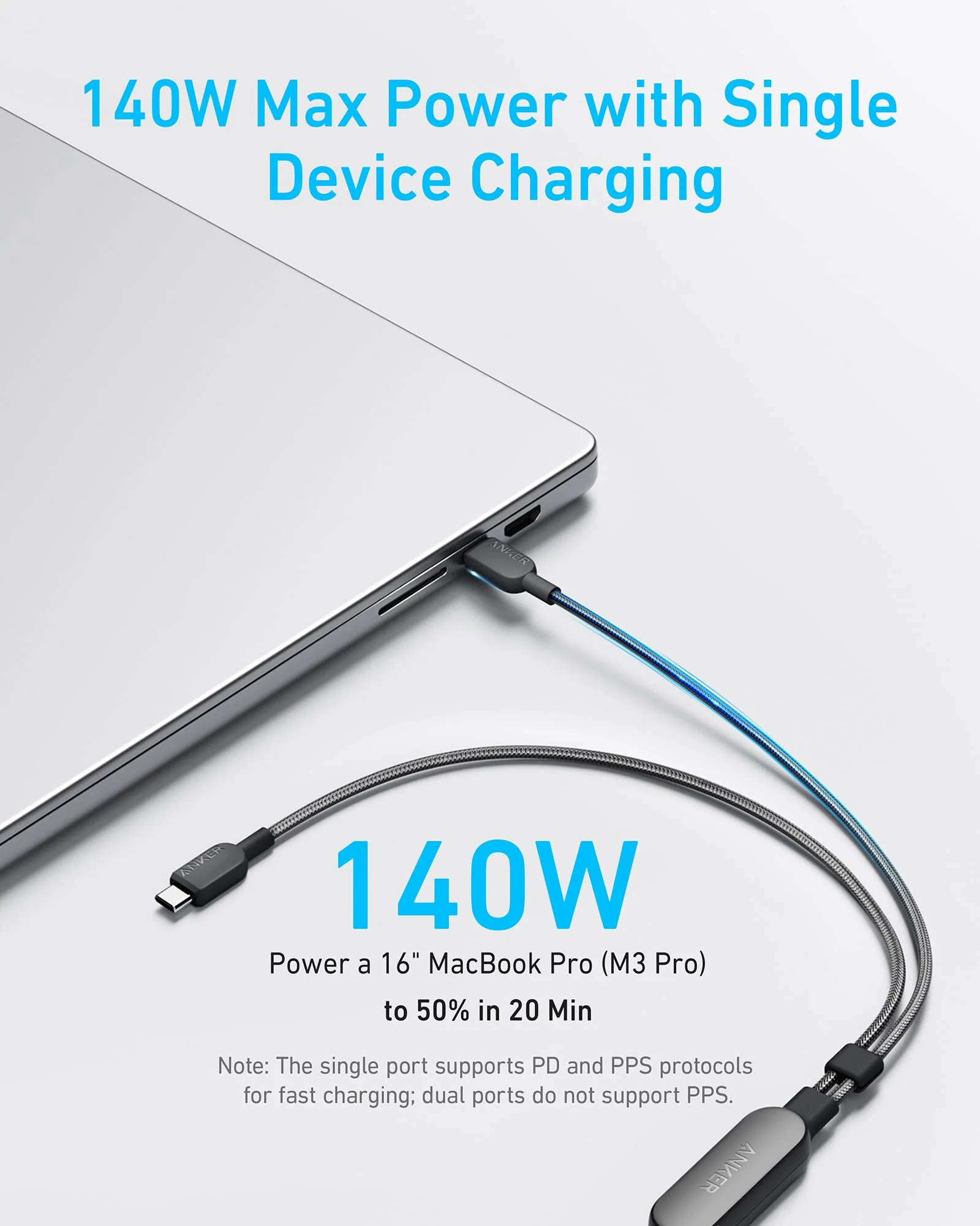 Anker Prime Power Bank (20K, 200W) and Anker 140W 2-in-1 USB-C to USB-C Cable - Image 10