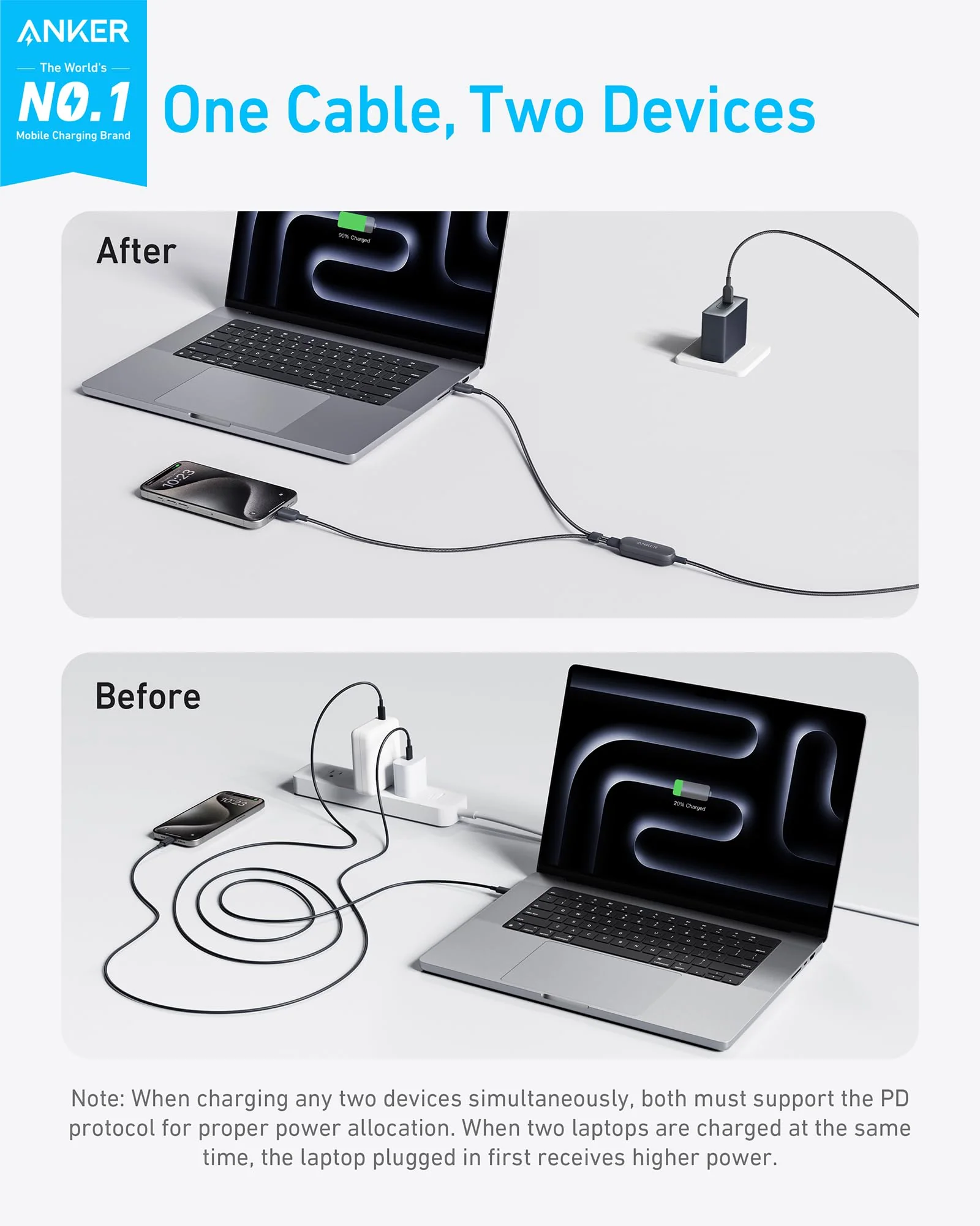 Anker Prime Power Bank (20K, 200W) and Anker 140W 2-in-1 USB-C to USB-C Cable - Image 7