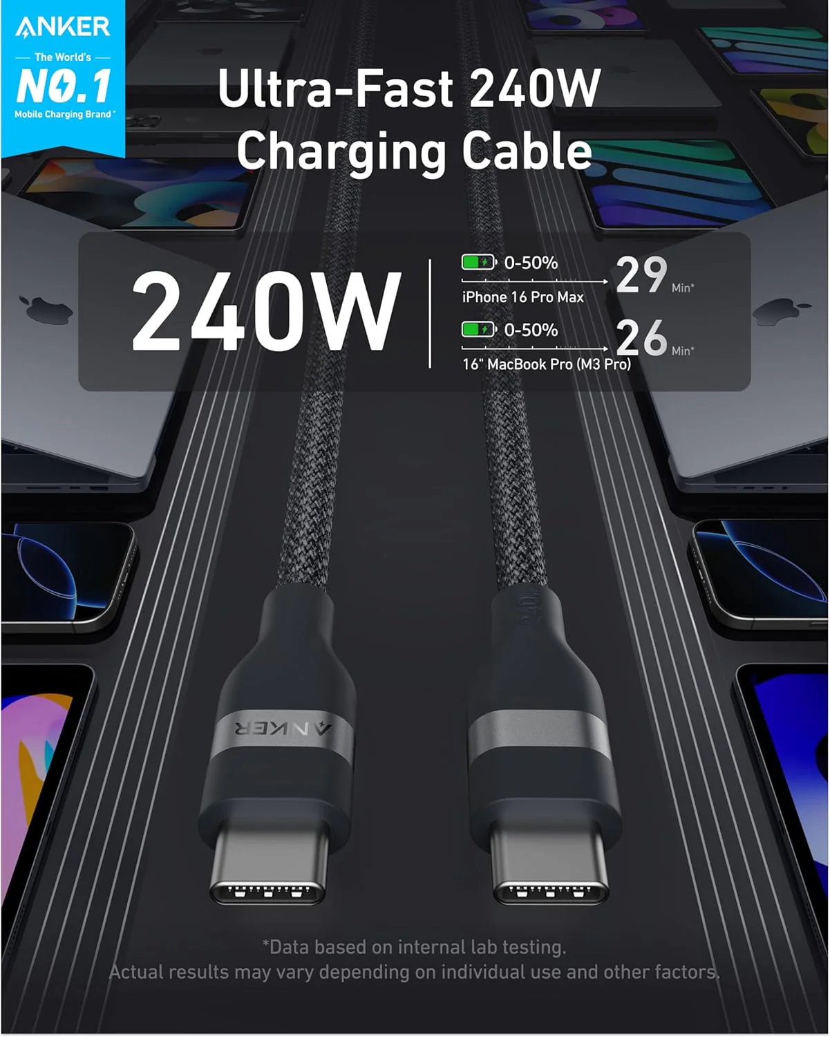 Anker Laptop Power Bank (25K, 165W, Built-In and Retractable Cables) - Image 51