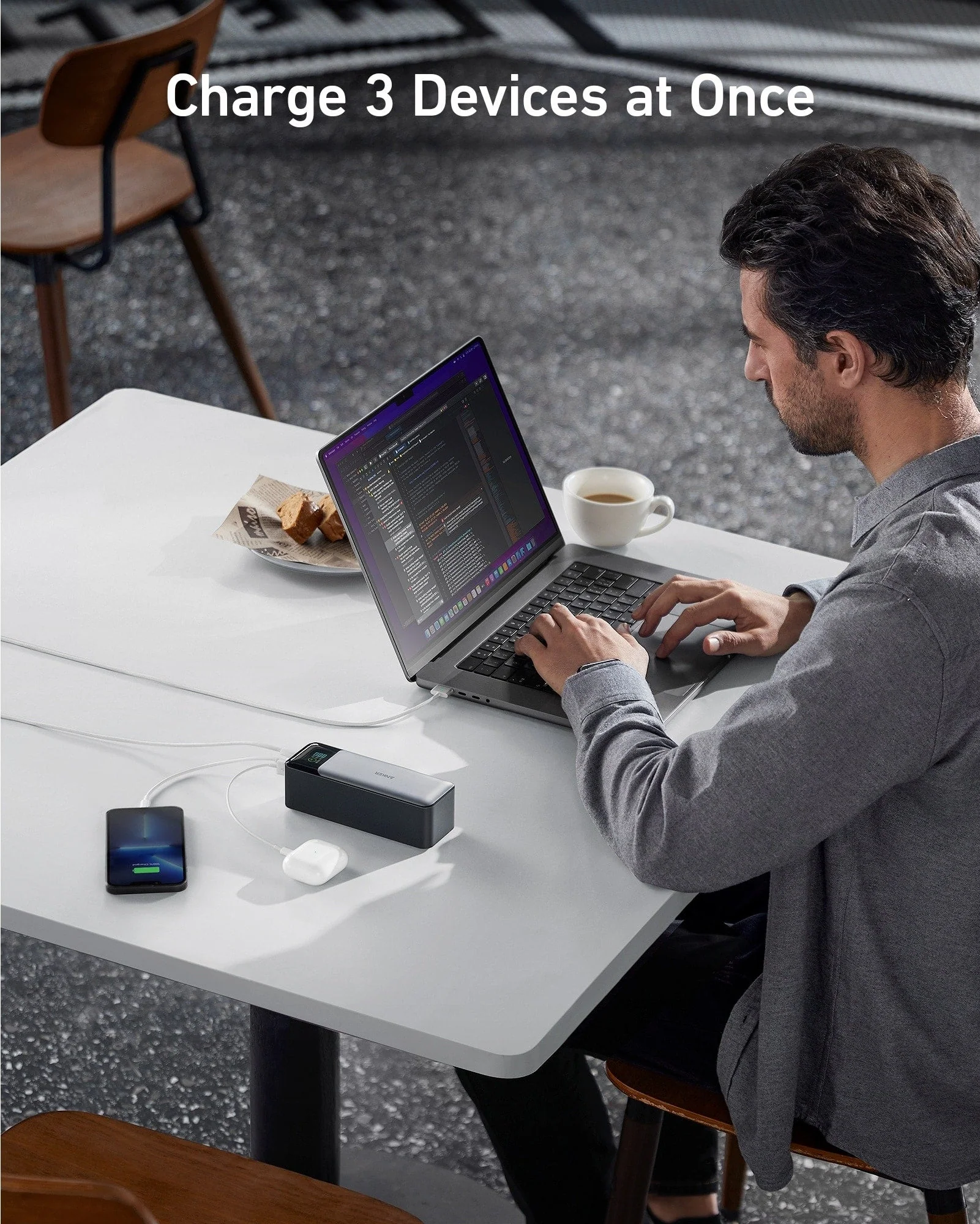 Anker Prime Charger (100W, 3 Ports, GaN) and Anker 737 Power Bank (PowerCore 24K) - Image 10