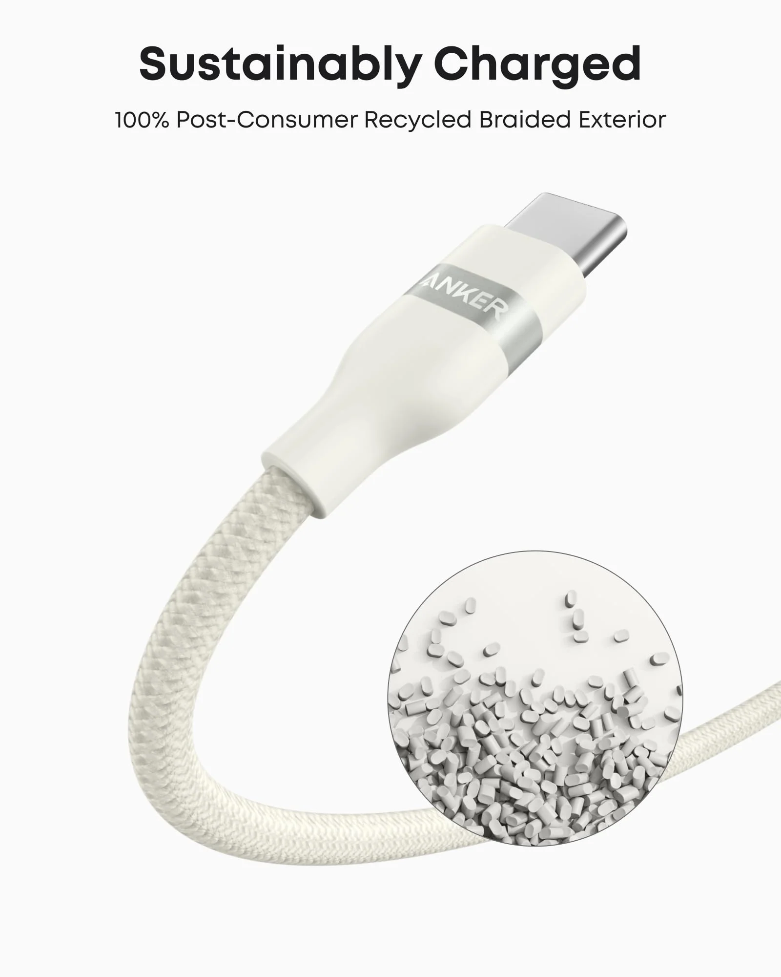 Anker USB-A to USB-C Cable (3 ft/6 ft, Upcycled-Braided) - Image 26
