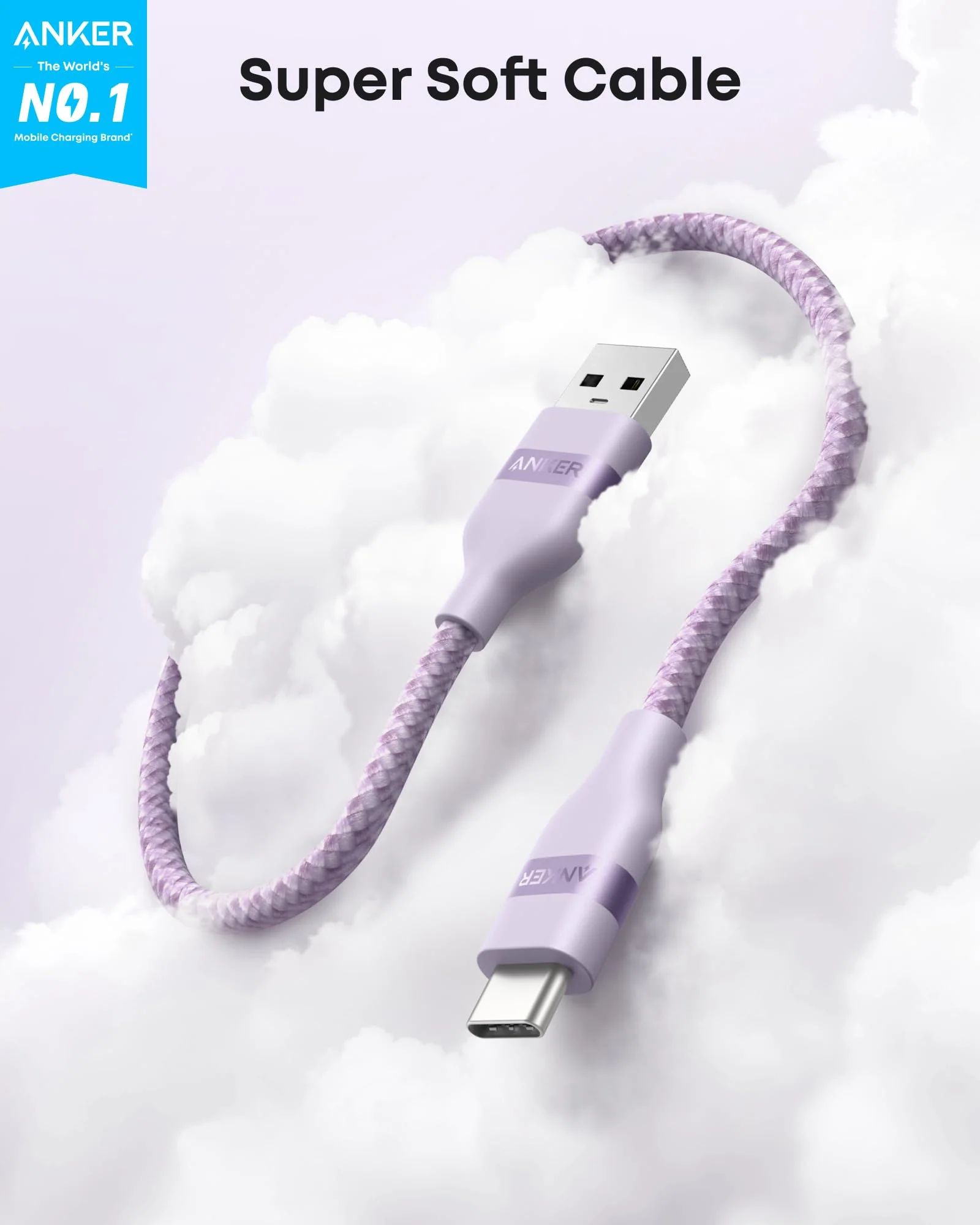 Anker USB-A to USB-C Cable (3 ft/6 ft, Upcycled-Braided) - Image 37