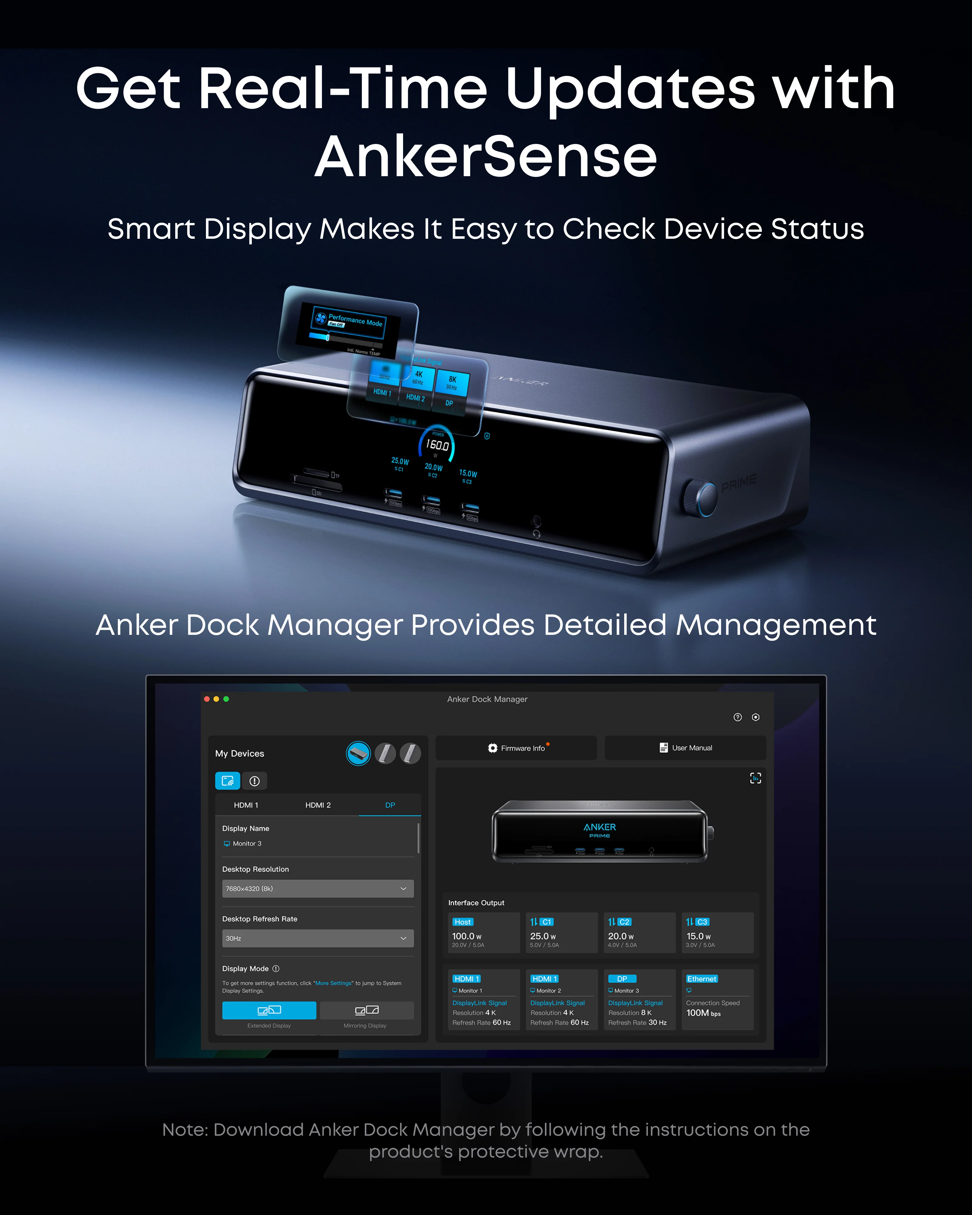 Anker Prime Docking Station (14-in-1, Triple Display, DisplayLink) with DL7400 - Image 5