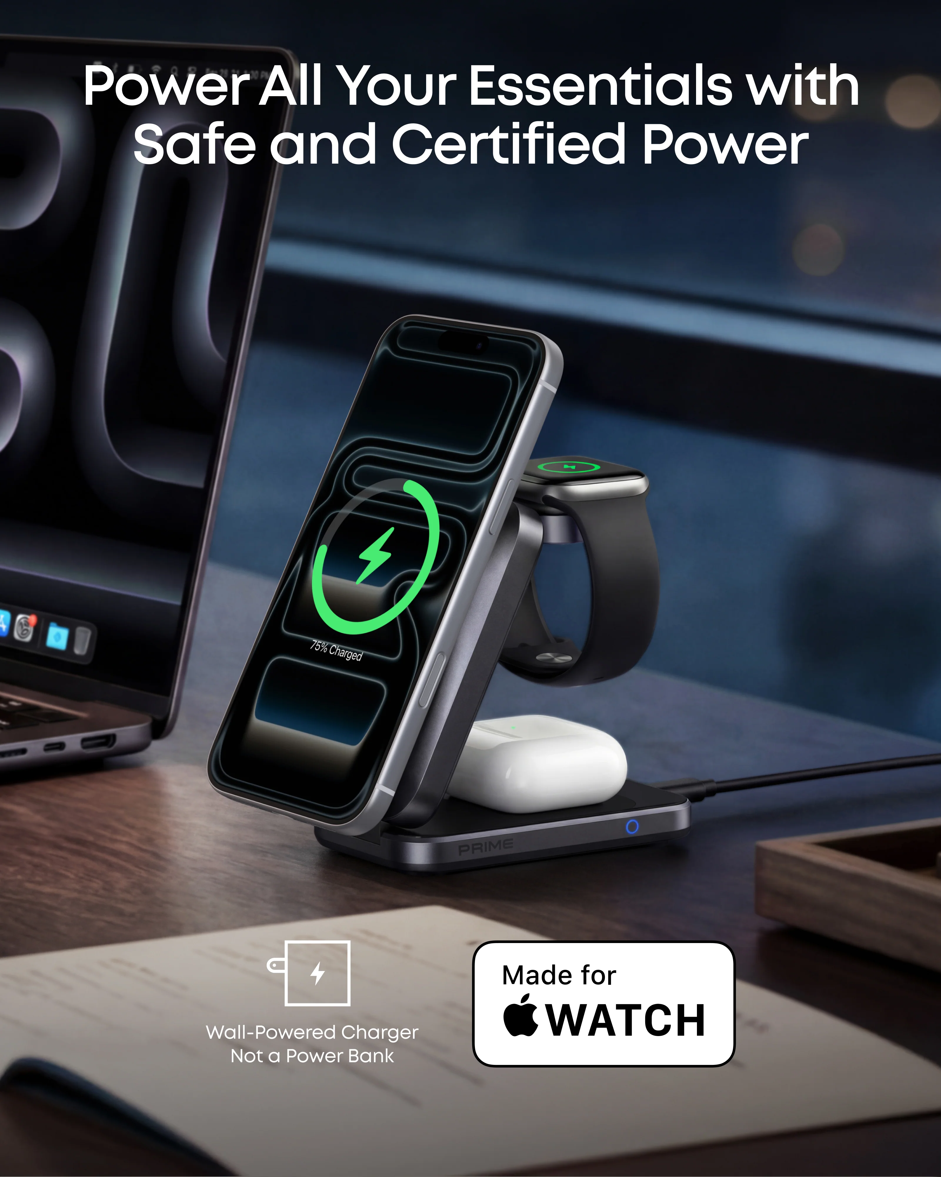 Anker Prime Wireless Charging Station (3-in-1, MagGo, AirCool, Foldable) - Image 8