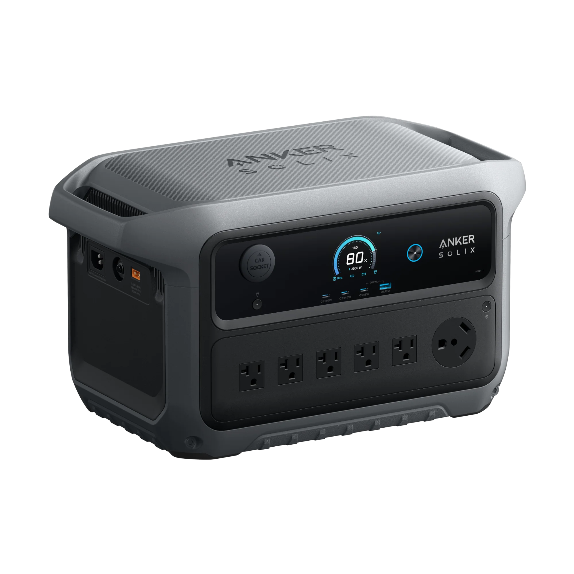 Anker SOLIX C2000 Gen 2 Portable Power Station - 2,048Wh | 2,400W - Image 3