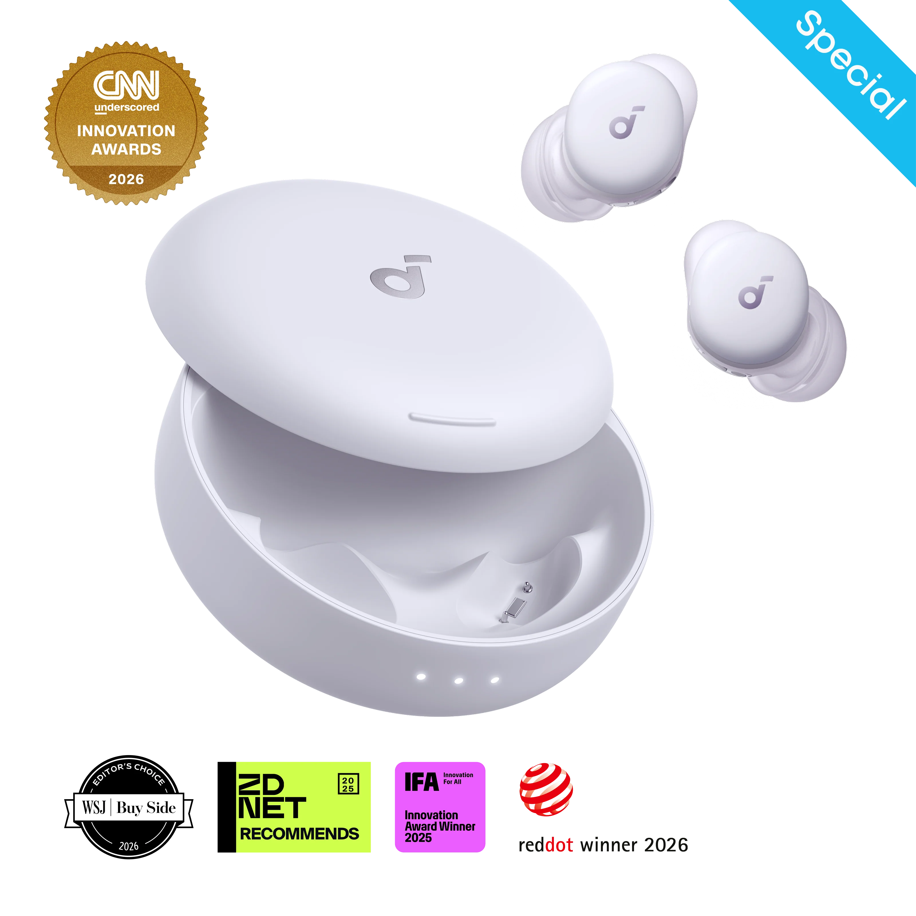 soundcore Sleep A30 Special / Sleep A30 | The World's First Sleep Earbuds with a Triple Noise Reduction System