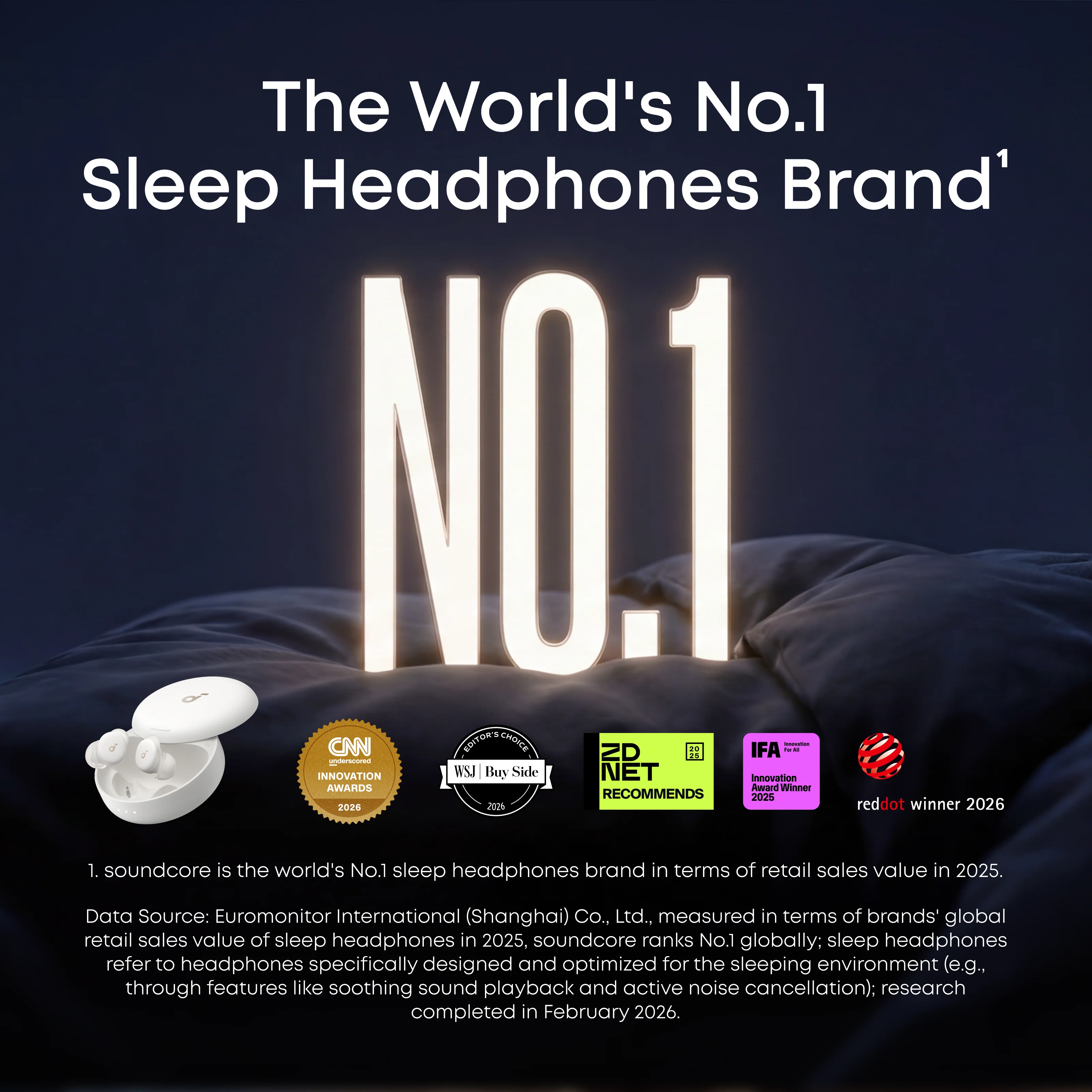 soundcore Sleep A30 Special / Sleep A30 | The World's First Sleep Earbuds with a Triple Noise Reduction System - Image 14