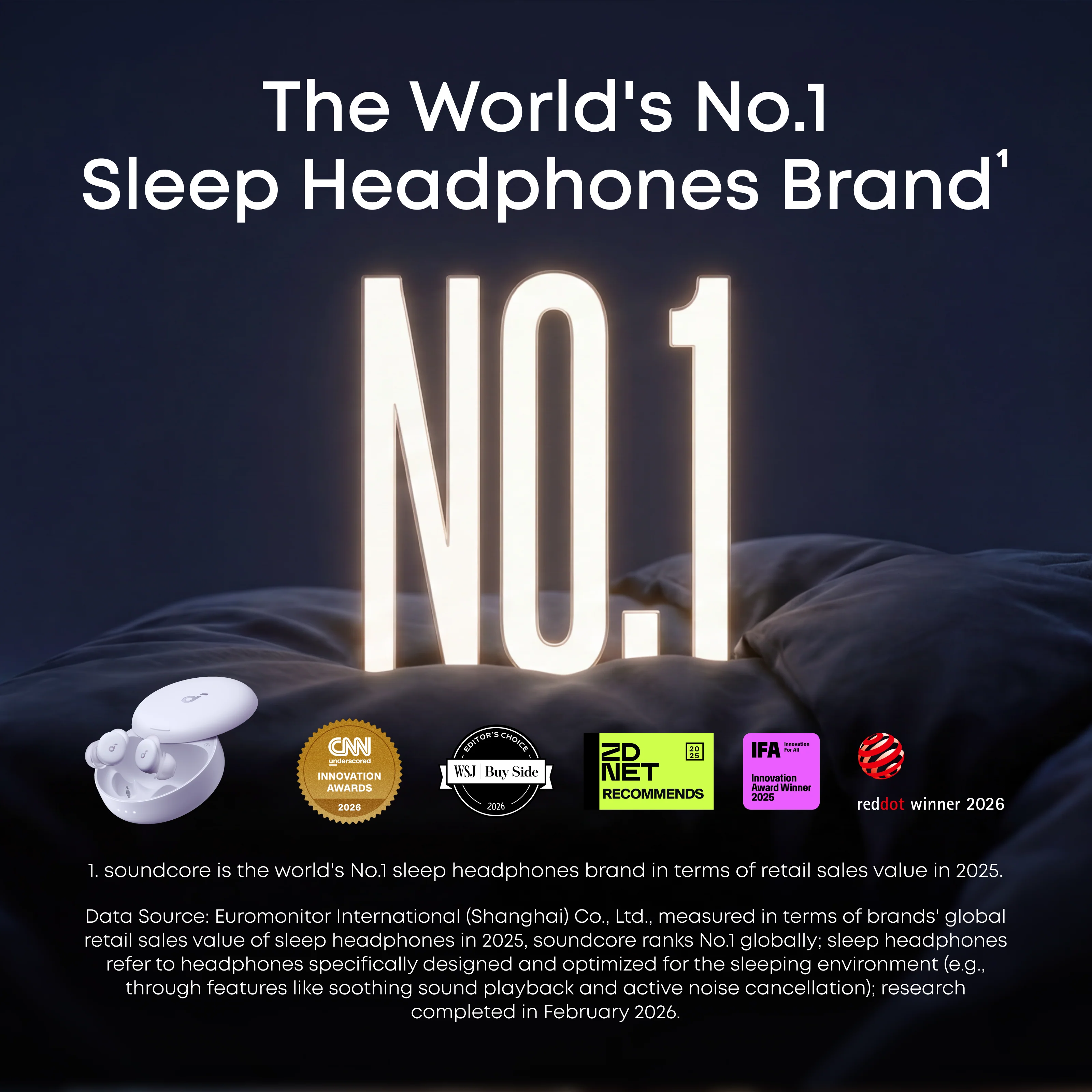 soundcore Sleep A30 Special / Sleep A30 | The World's First Sleep Earbuds with a Triple Noise Reduction System - Image 2