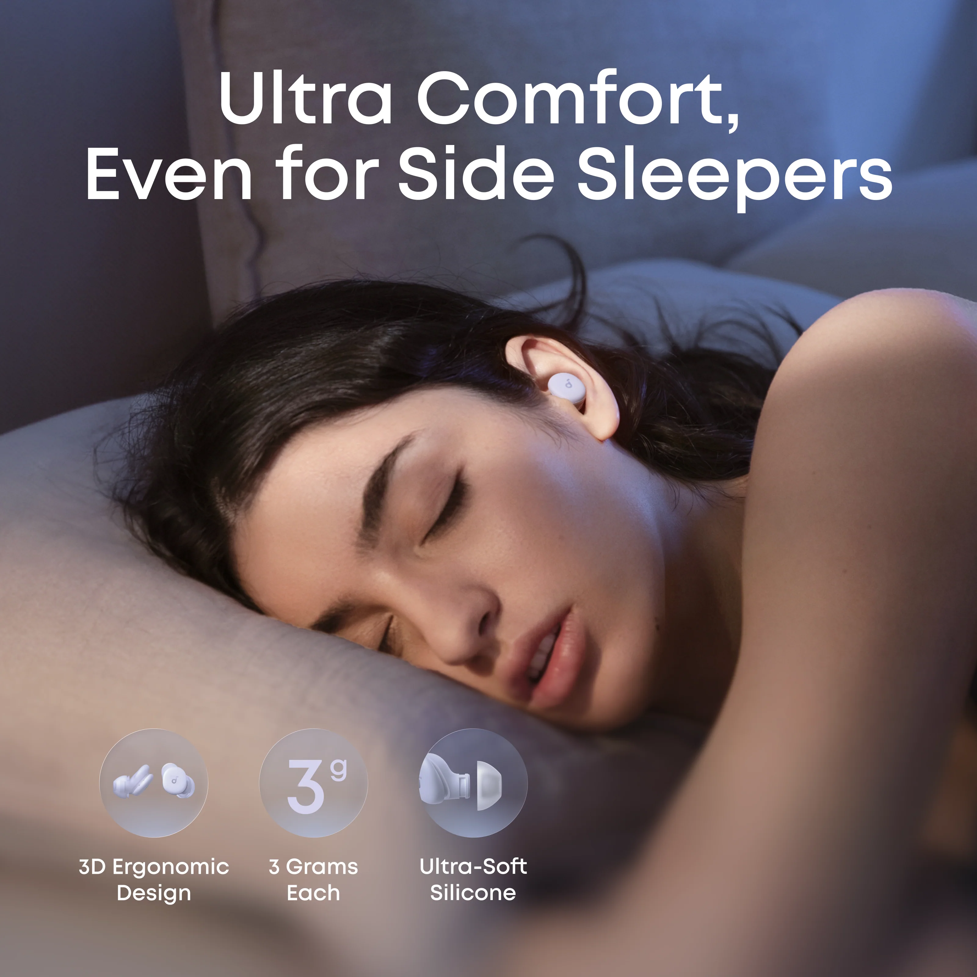 soundcore Sleep A30 Special / Sleep A30 | The World's First Sleep Earbuds with a Triple Noise Reduction System - Image 7