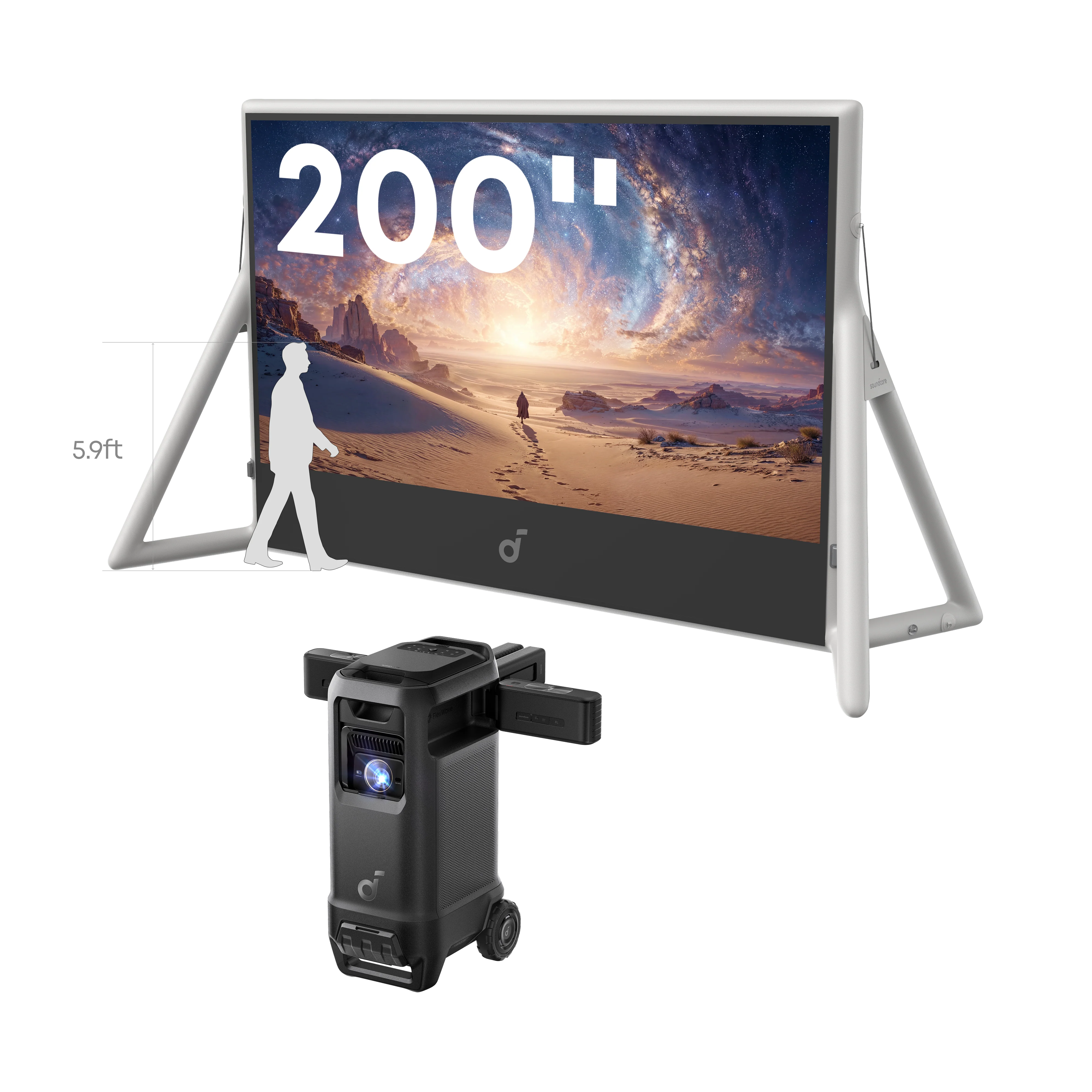soundcore Nebula X1 Pro 4K Projector | World's First Mobile Theater Station